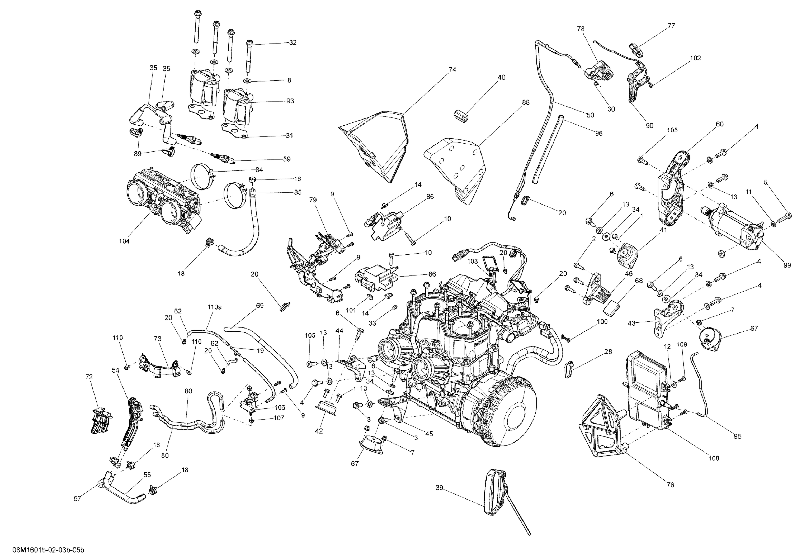 Схема узла: Engine - 800R ETEC