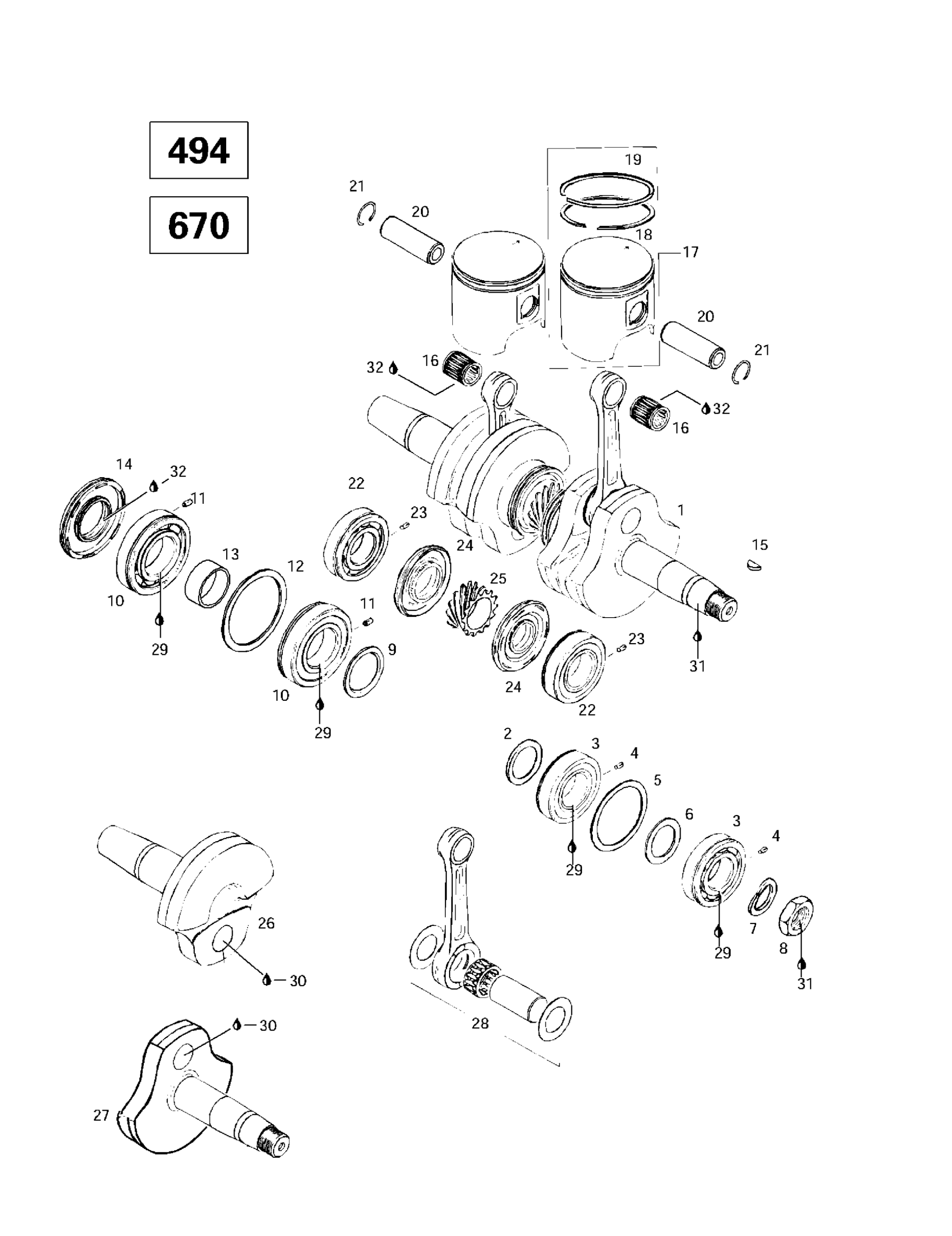 Crankshaft And Pistons (494, 670)