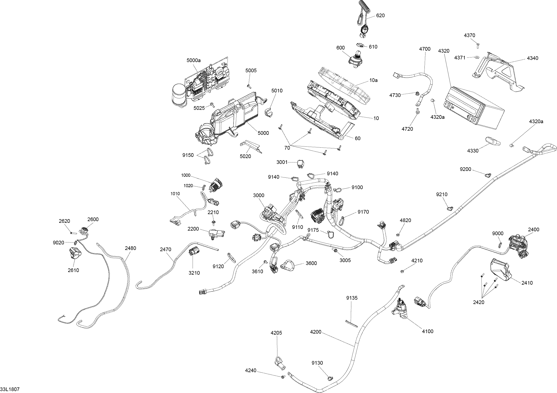Electrical System Xtrim - 850 E-TEC - Electric Starter