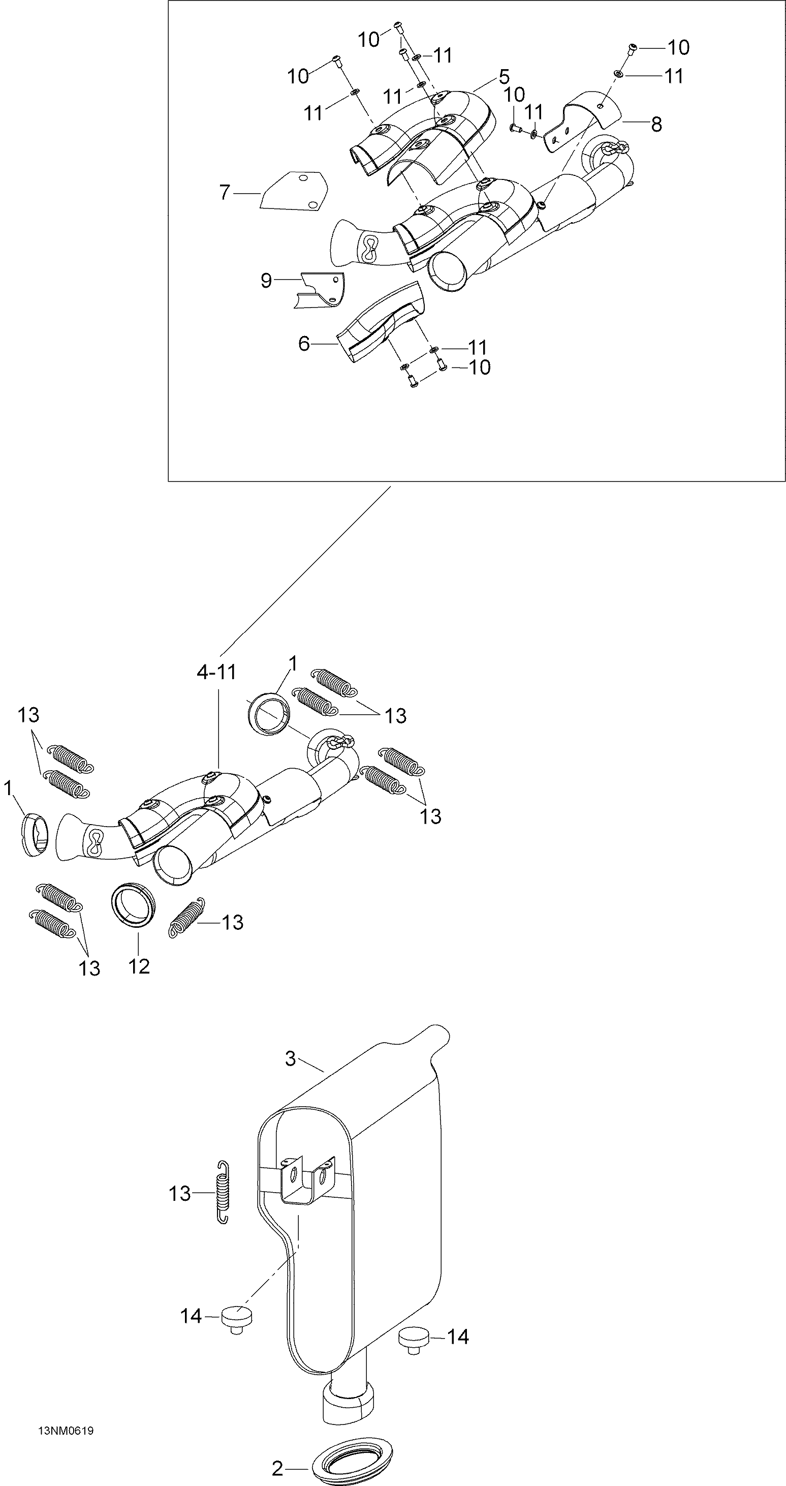 Схема узла: Exhaust System