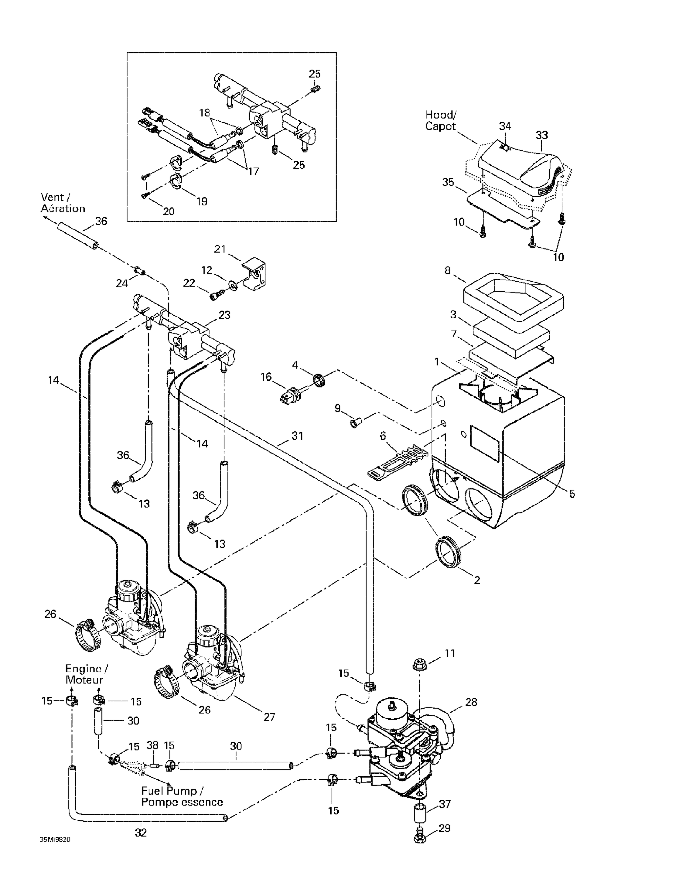 Схема узла: Air Intake System