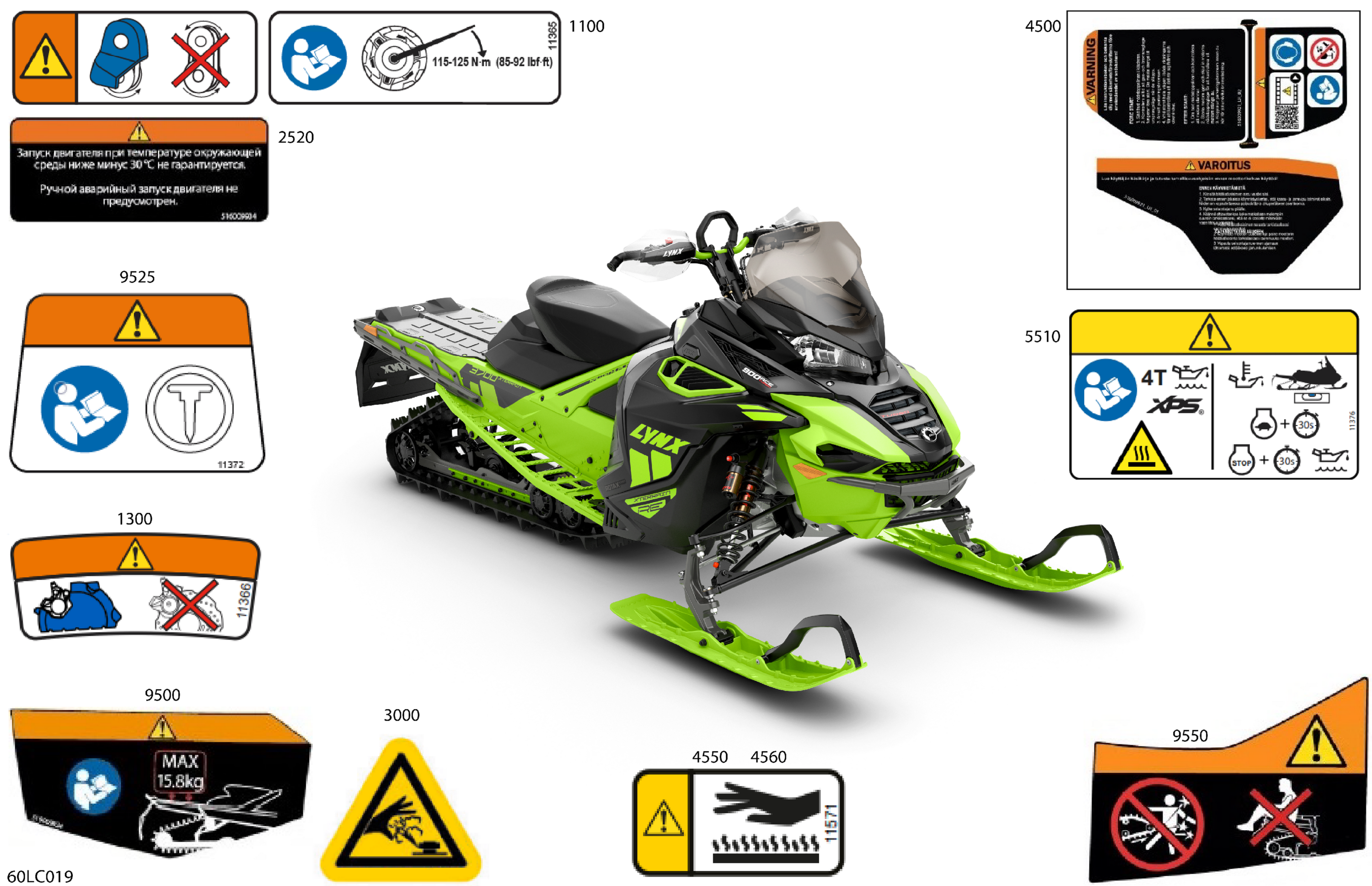 Body - Warning Decals
