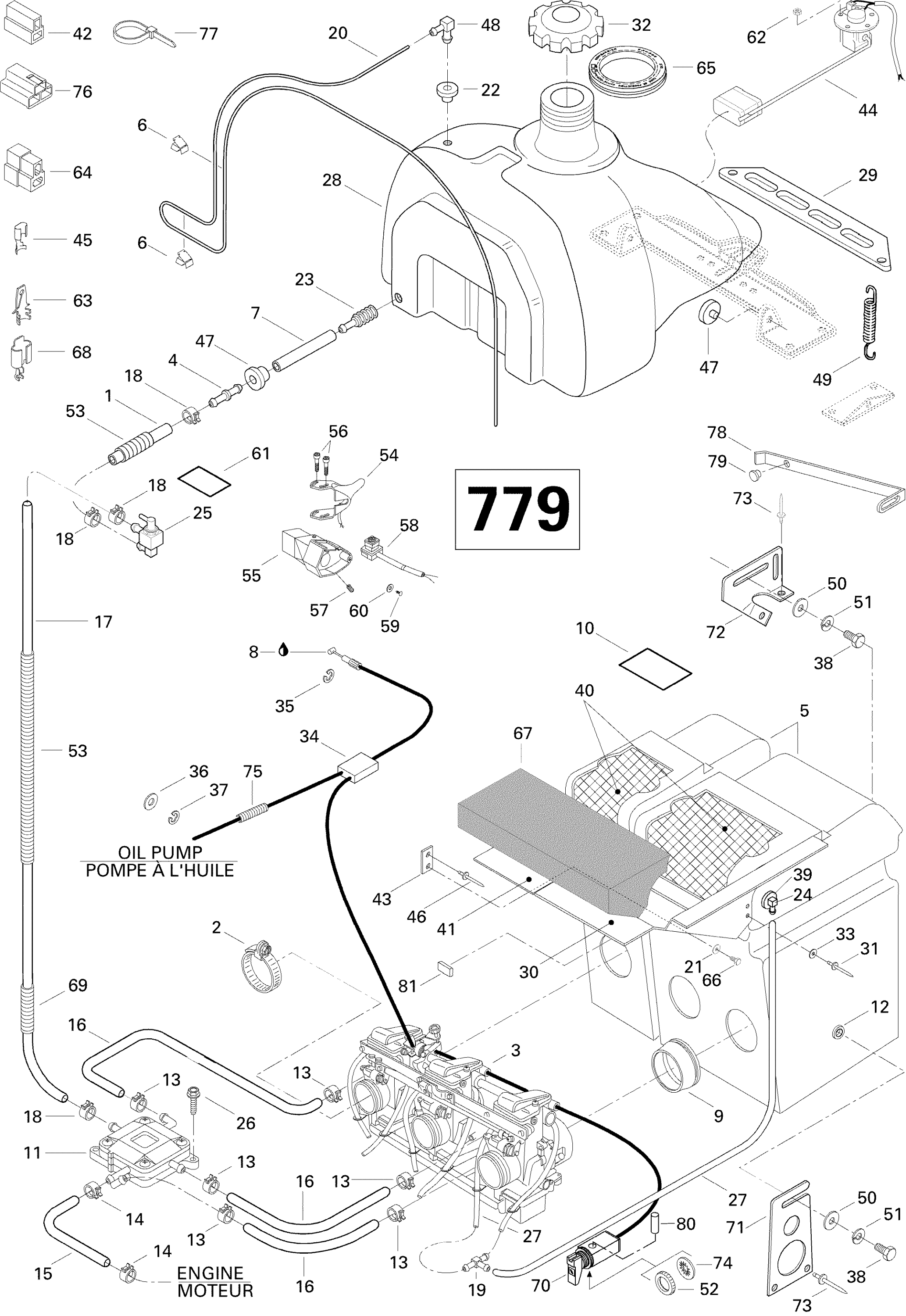 Схема узла: Fuel System 779