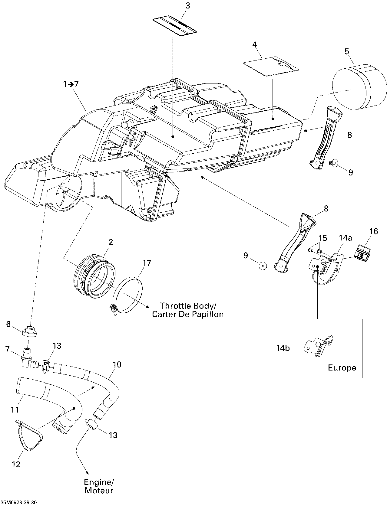 Схема узла: Air Intake System