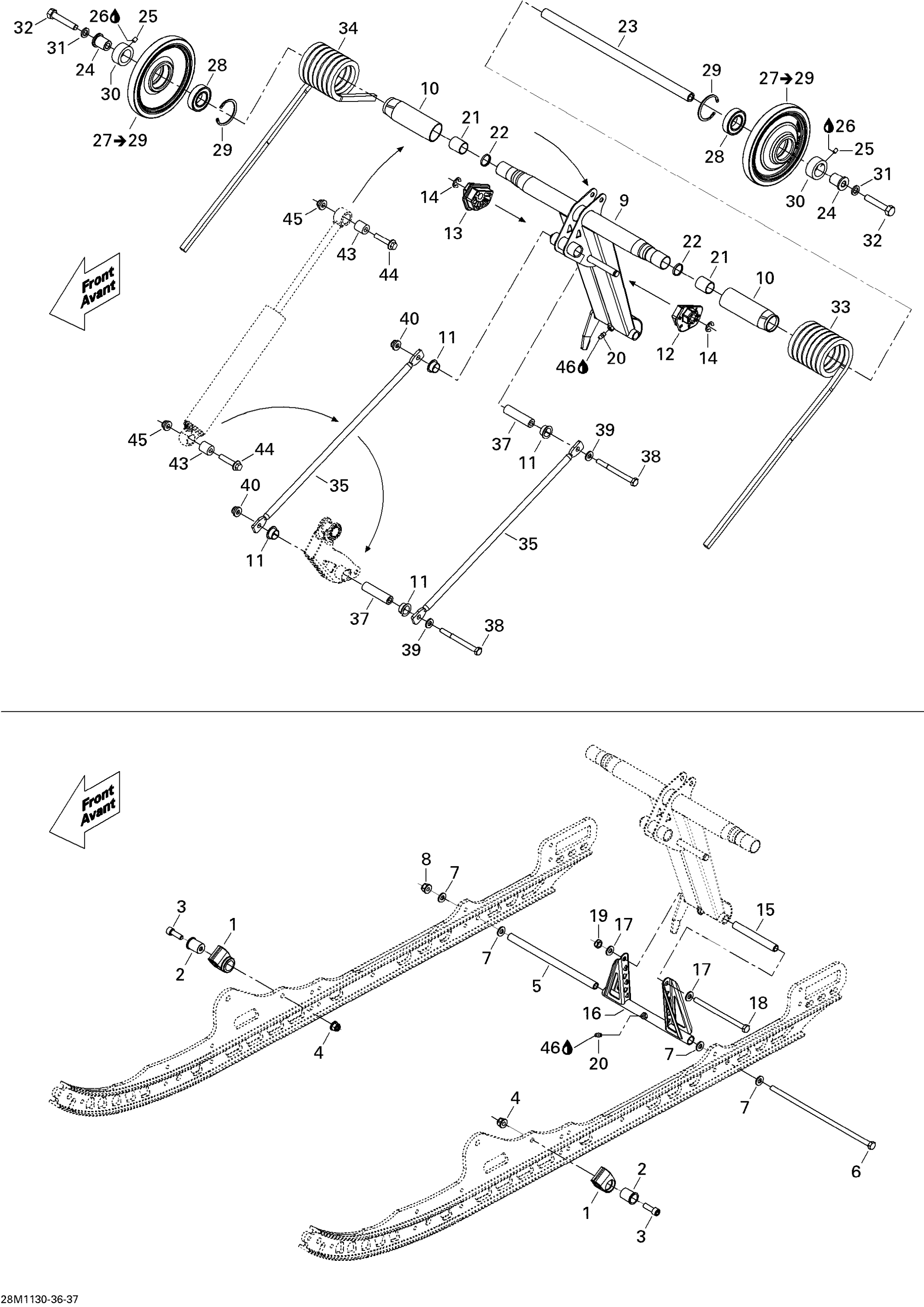 Схема узла: Rear Arm