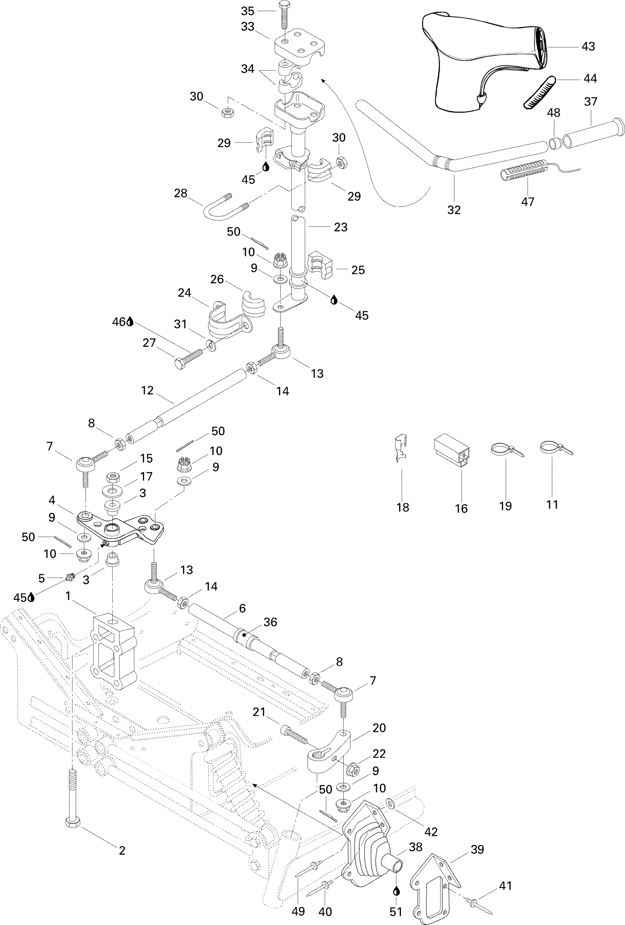 Схема узла: Steering System Form III, III LT