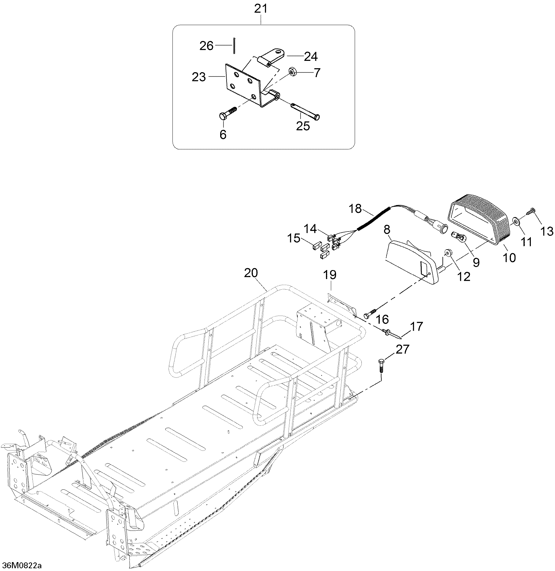 Luggage Rack SWT 550F