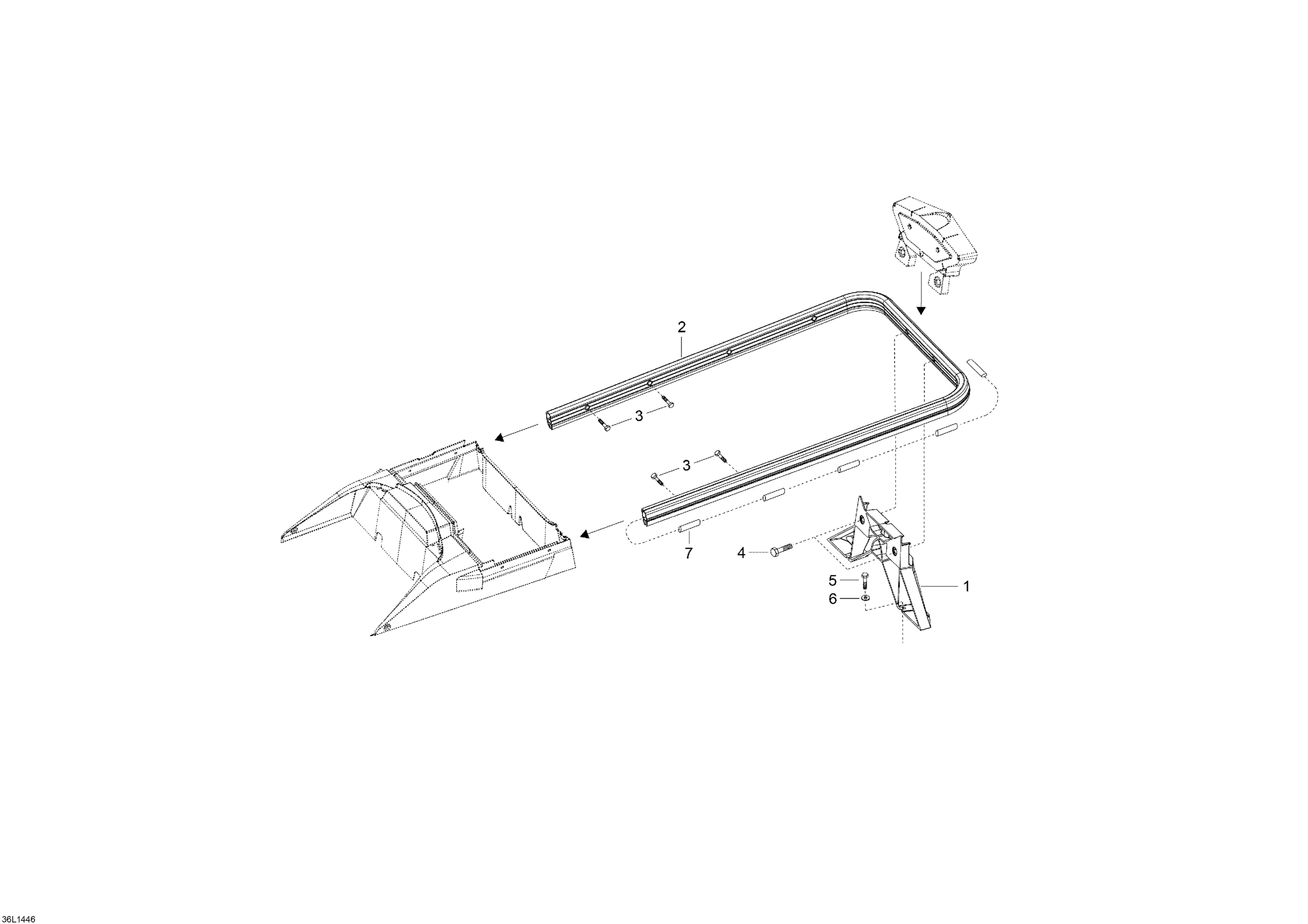 Схема узла: Luggage Rack