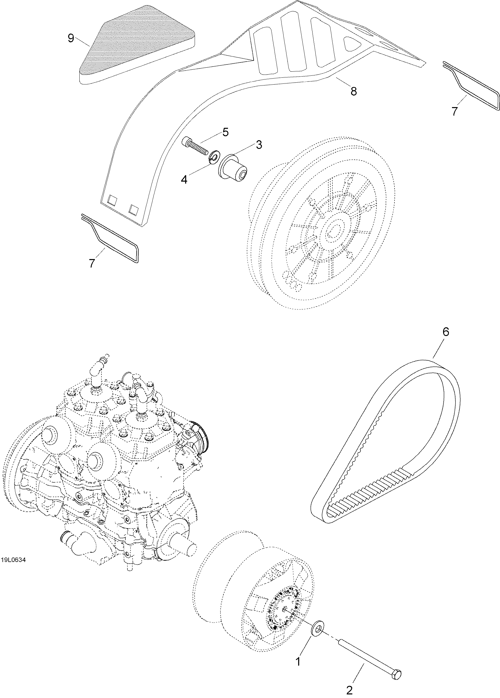Схема узла: Pulley System
