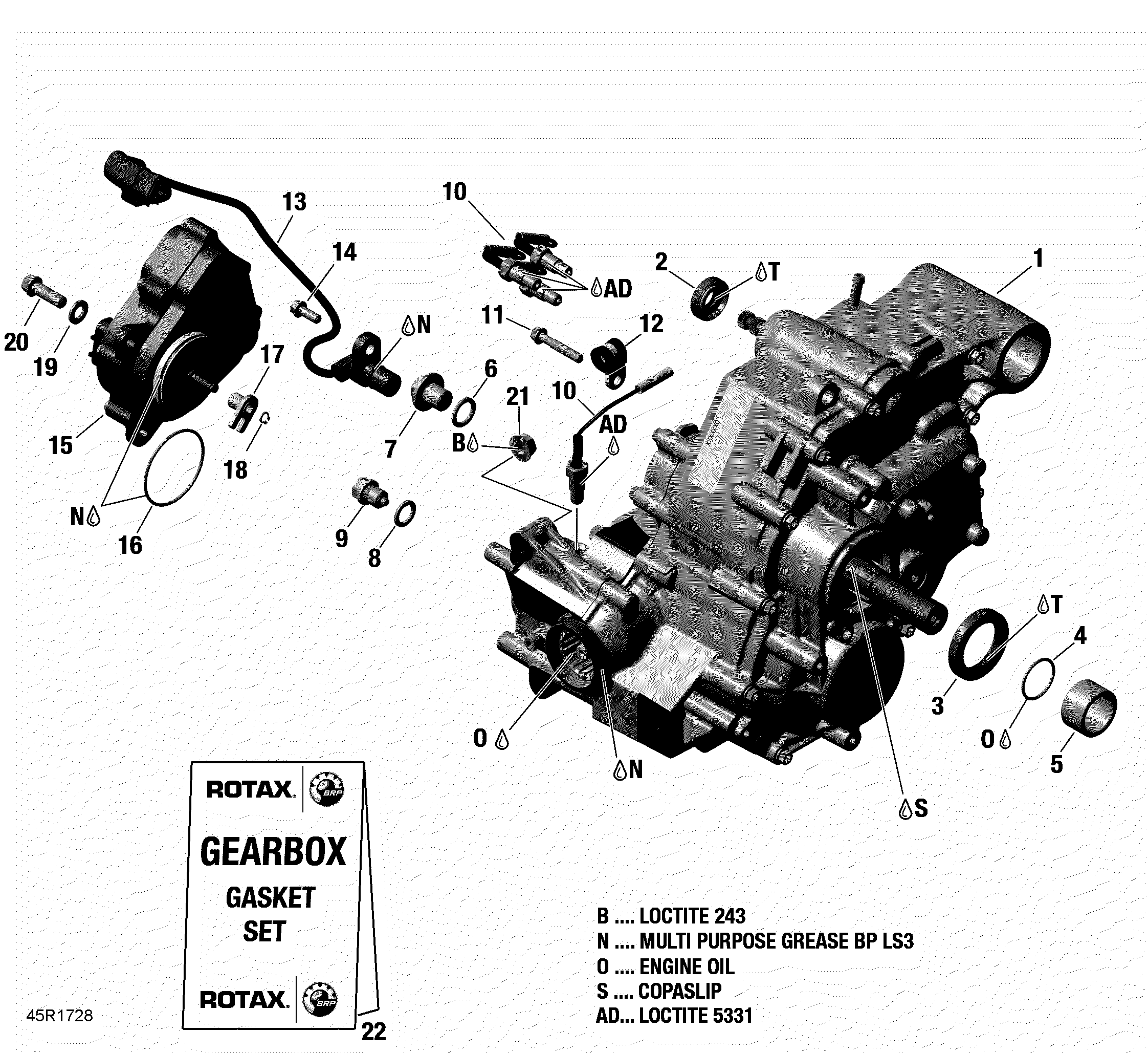 ROTAX - Gear Box Assy - 686561