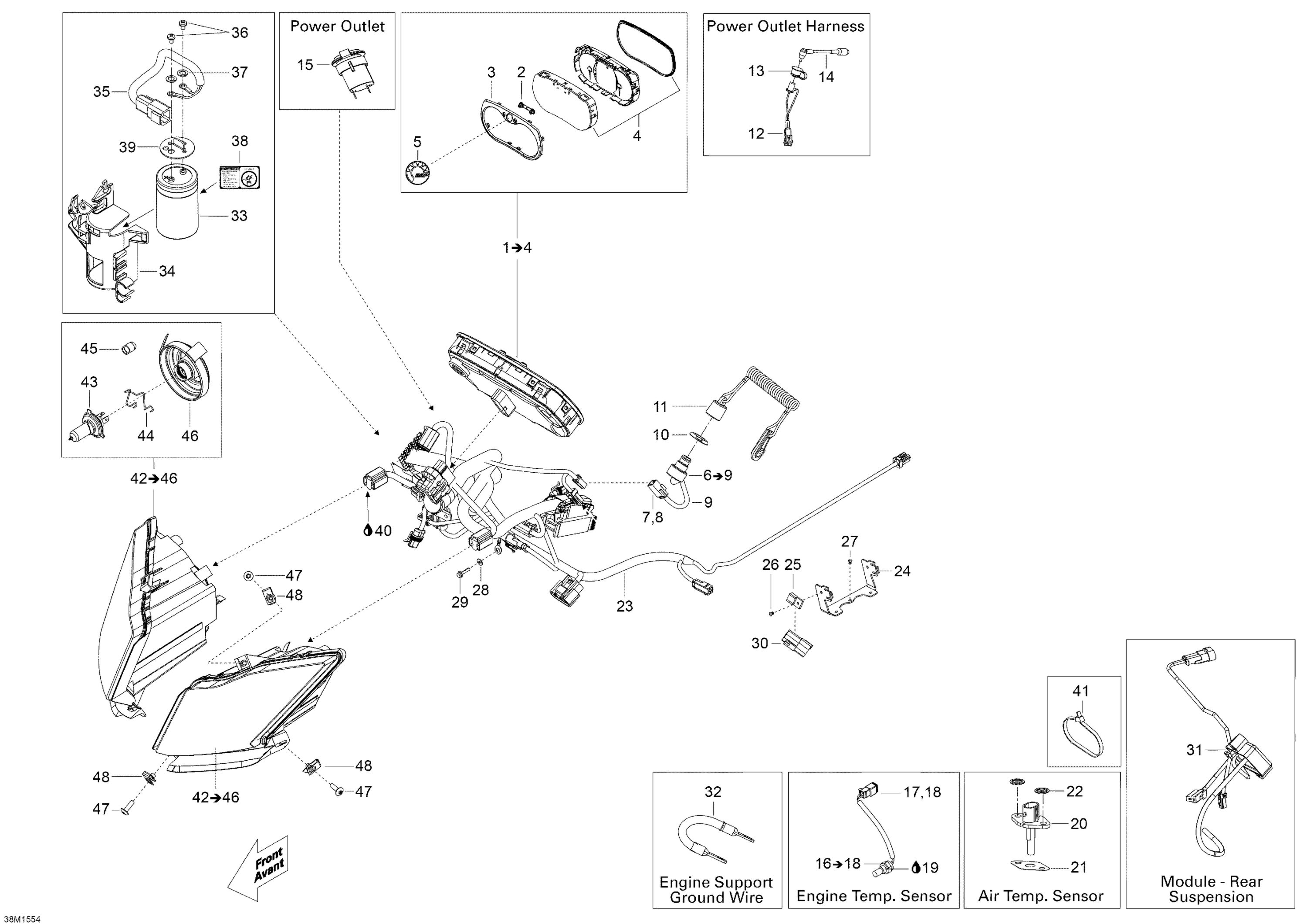 Схема узла: Electrical System _38M1554