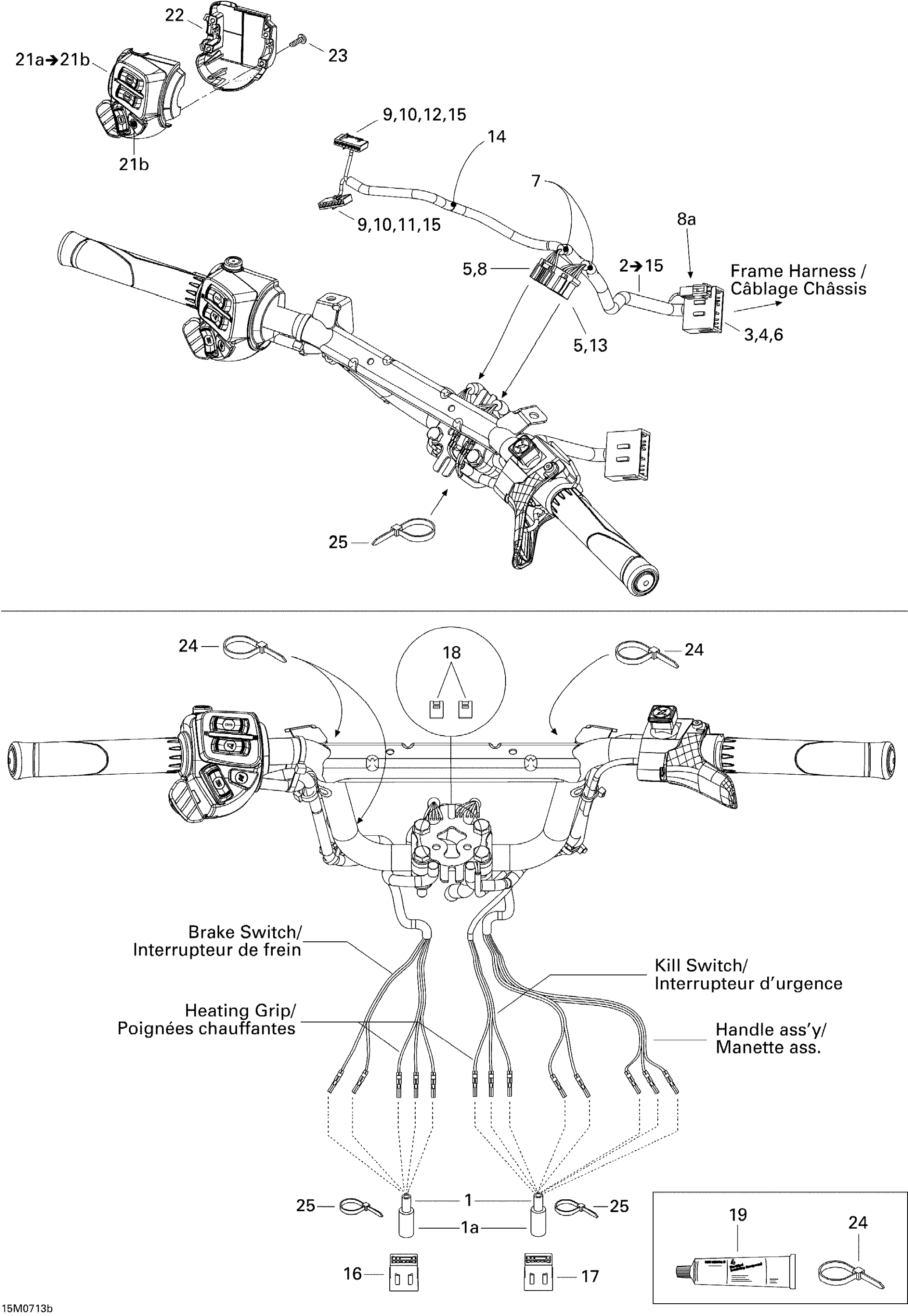 Steering Wiring Harness 550F
