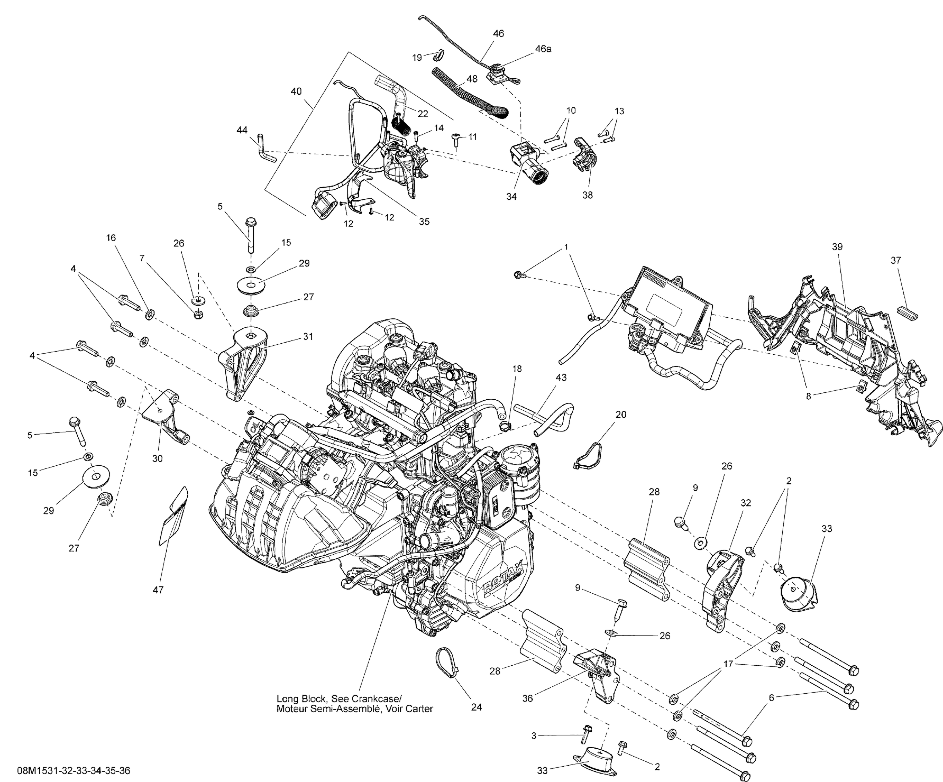 Схема узла: Engine _08M1532