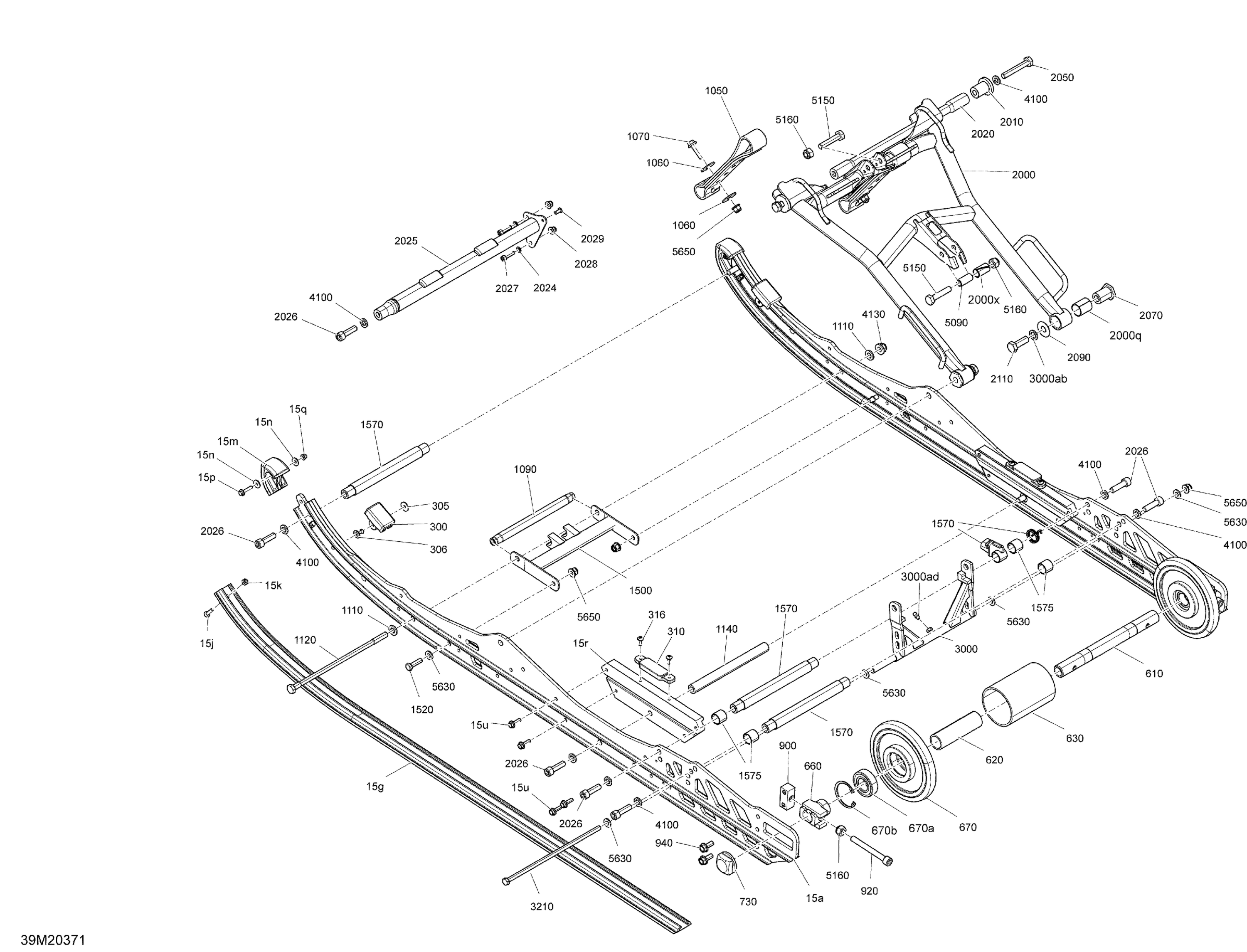 Схема узла: Suspension, Rear - Lower Section - Racing