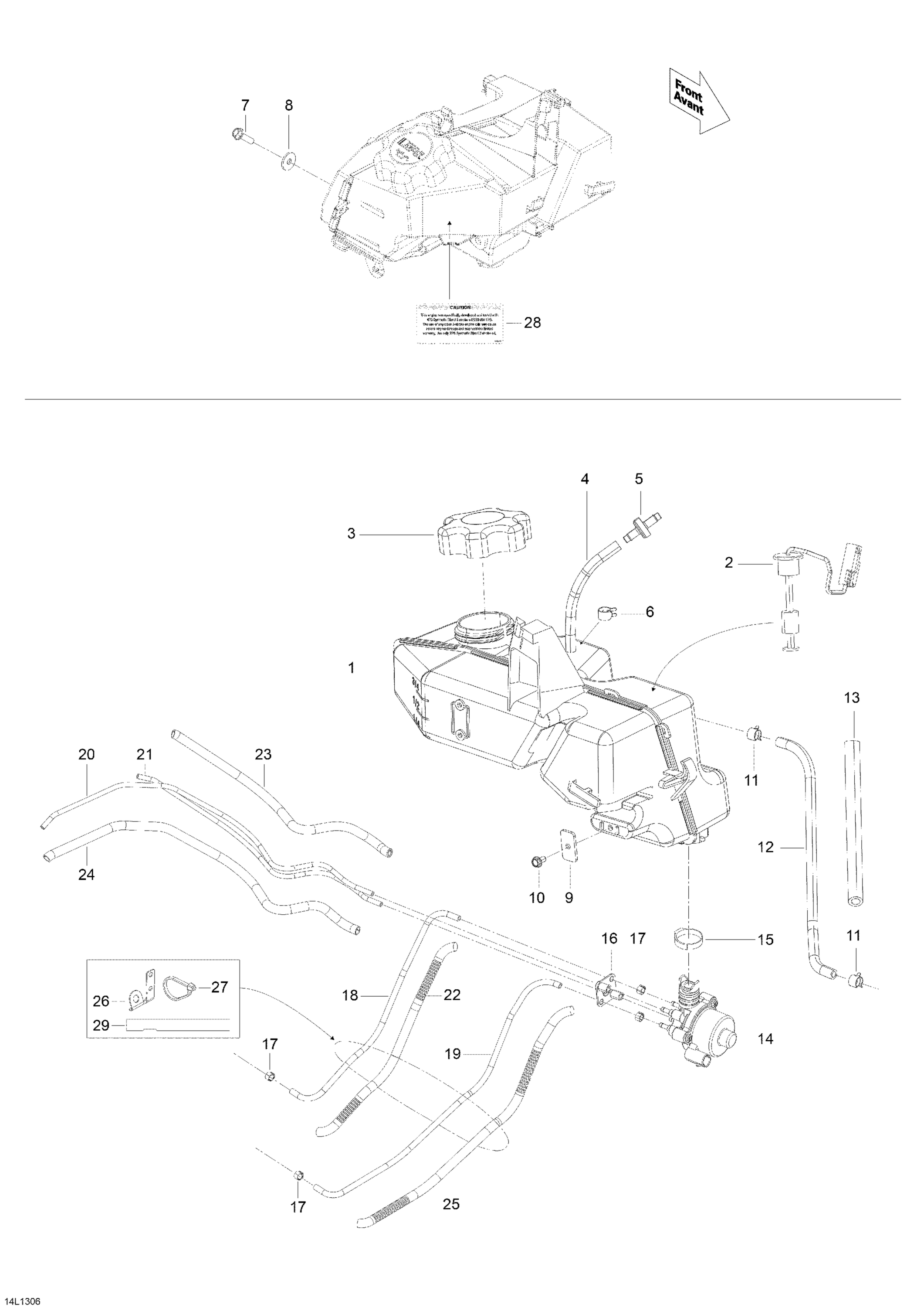 Схема узла: Oil System