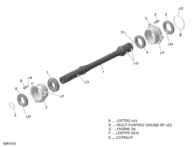 Drive Shaft - 650 EFI