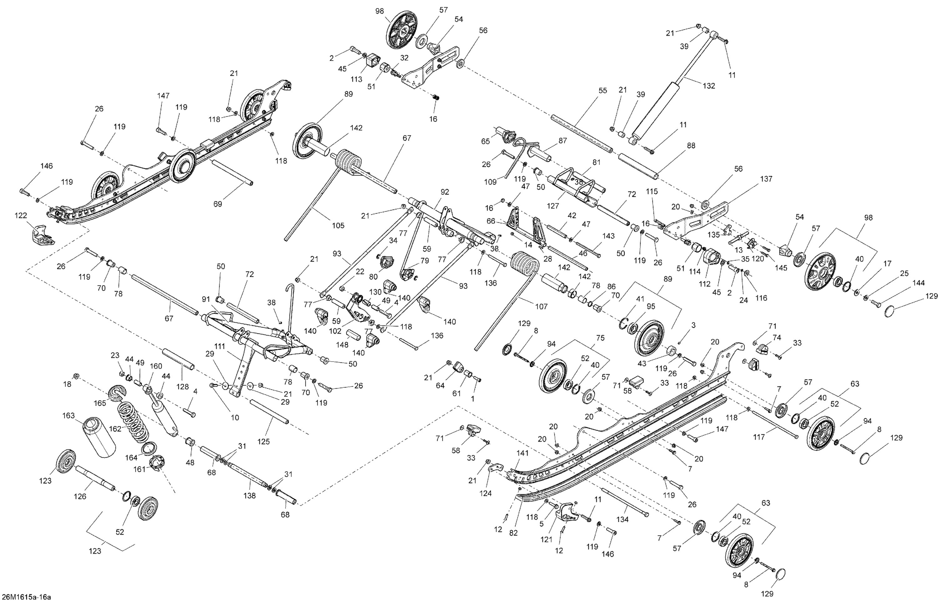 Rear Suspension - Package LT