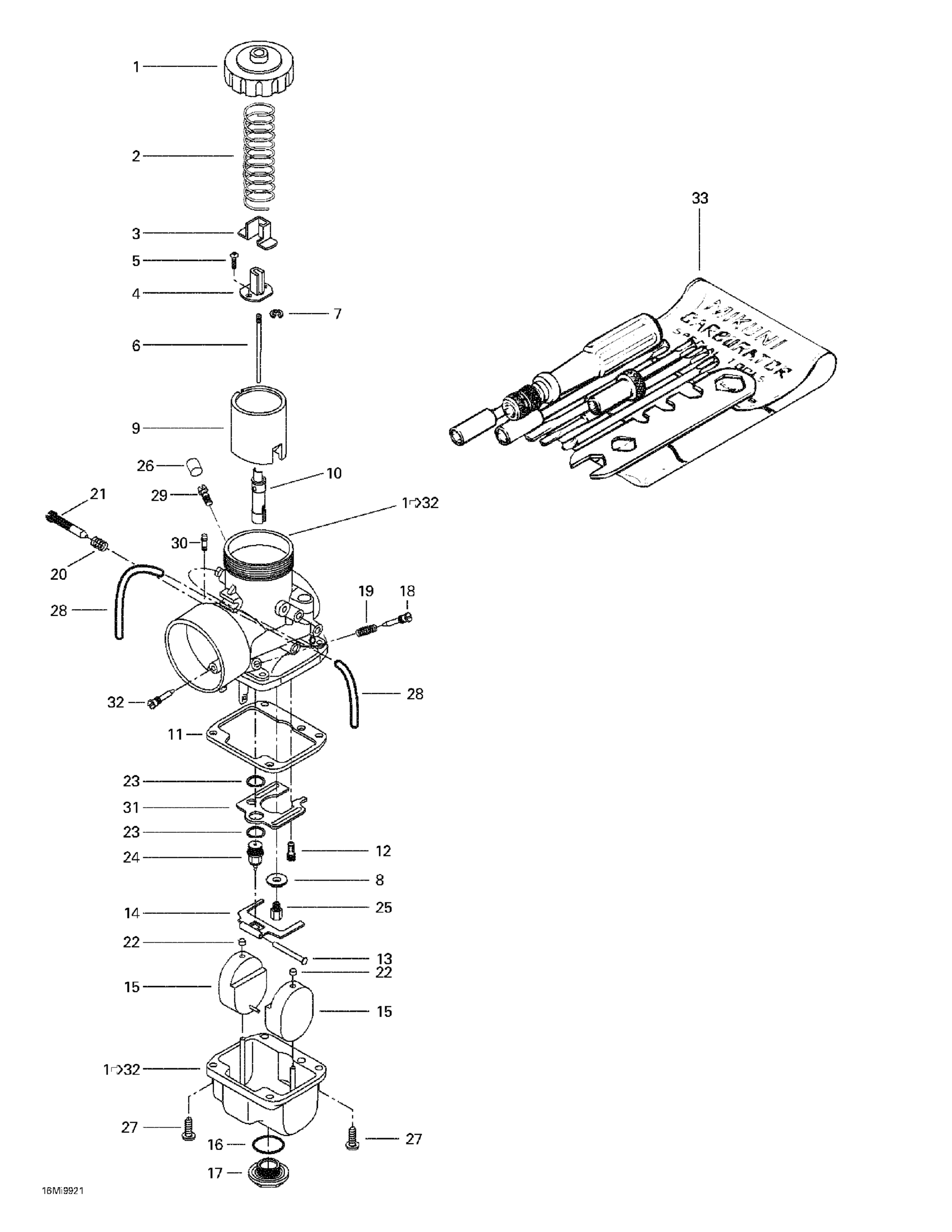 Схема узла: Carburetors