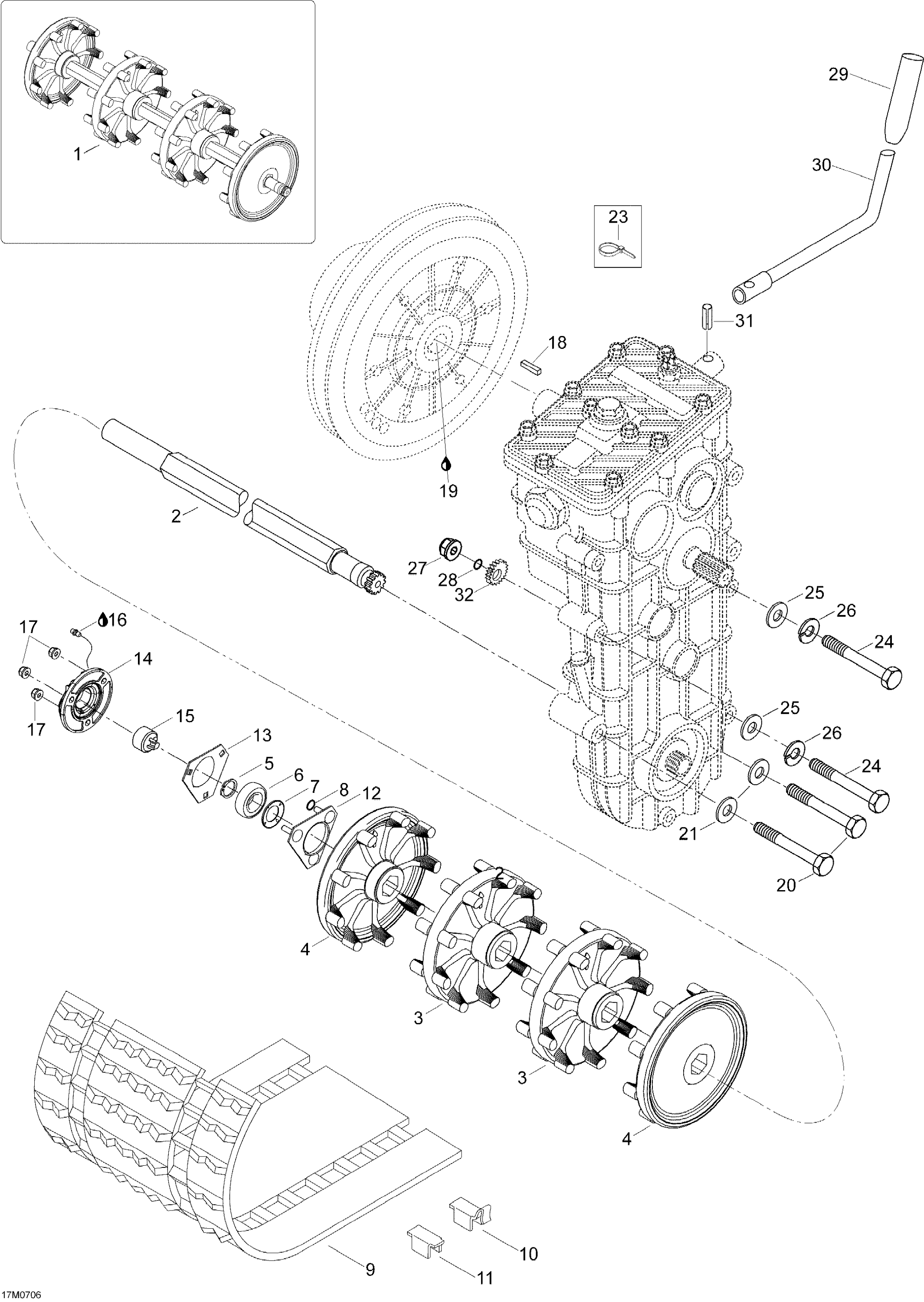 Схема узла: Drive System