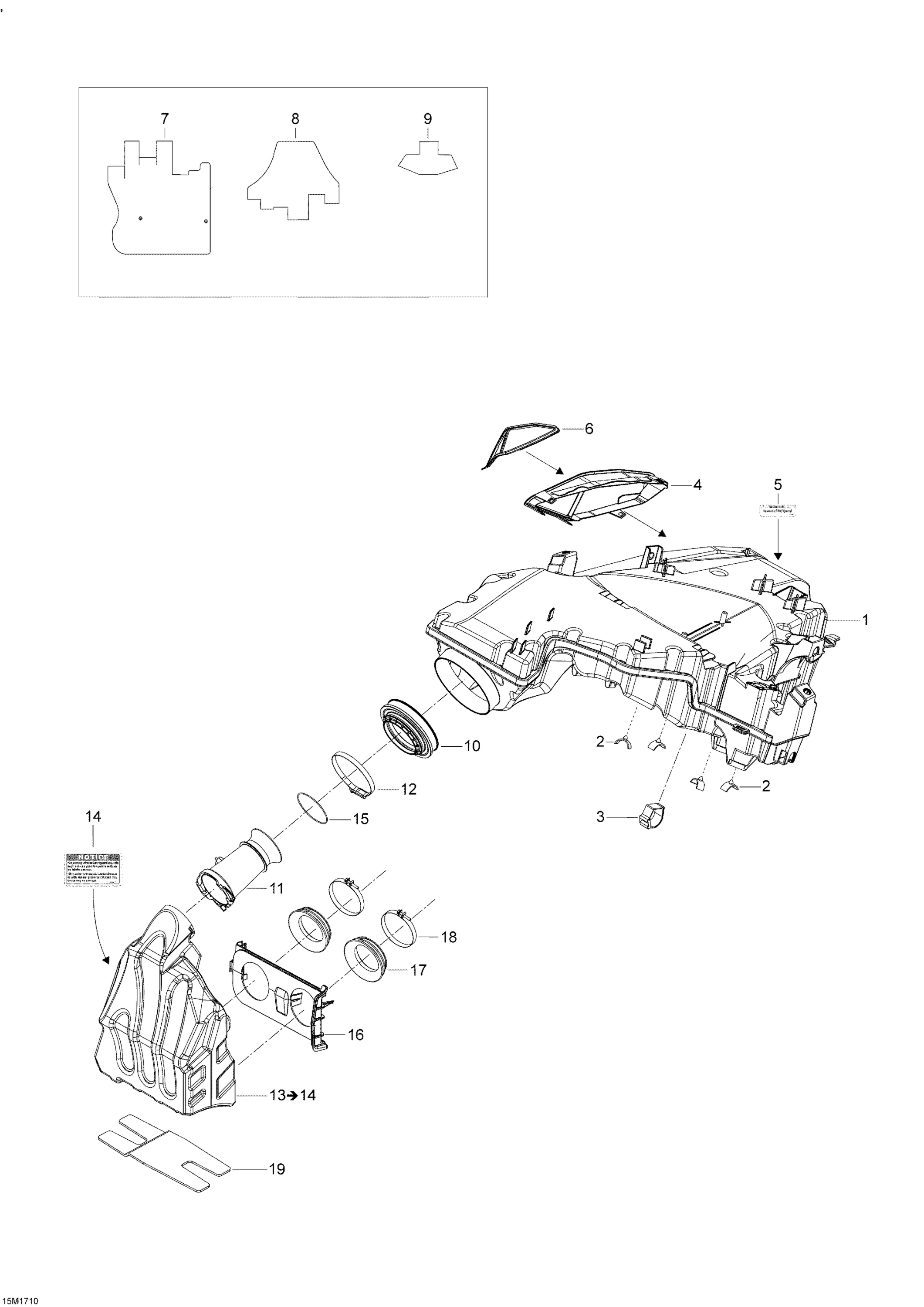 Air Intake System - 600HO E-TEC
