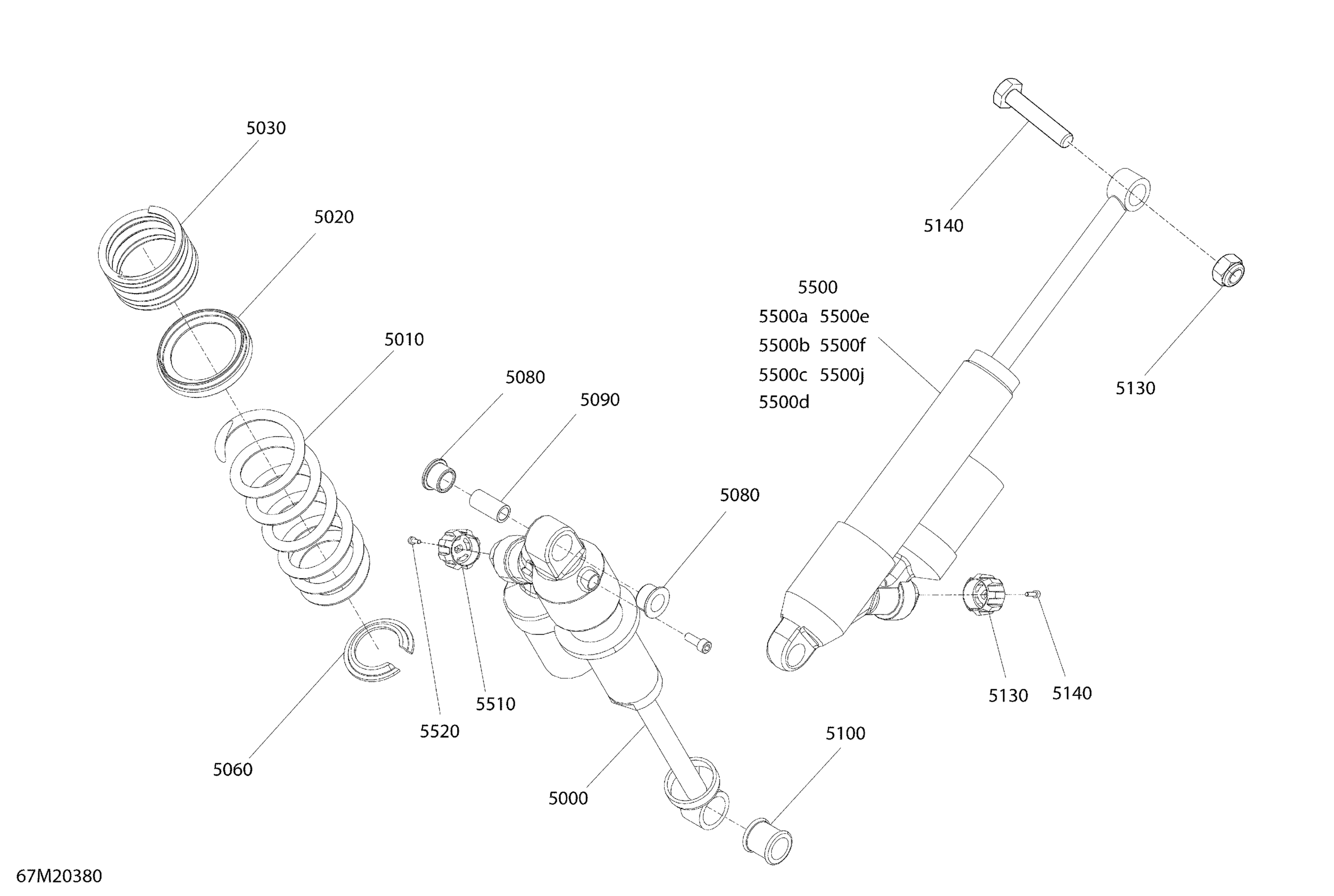 Suspension, Rear - Shocks - X
