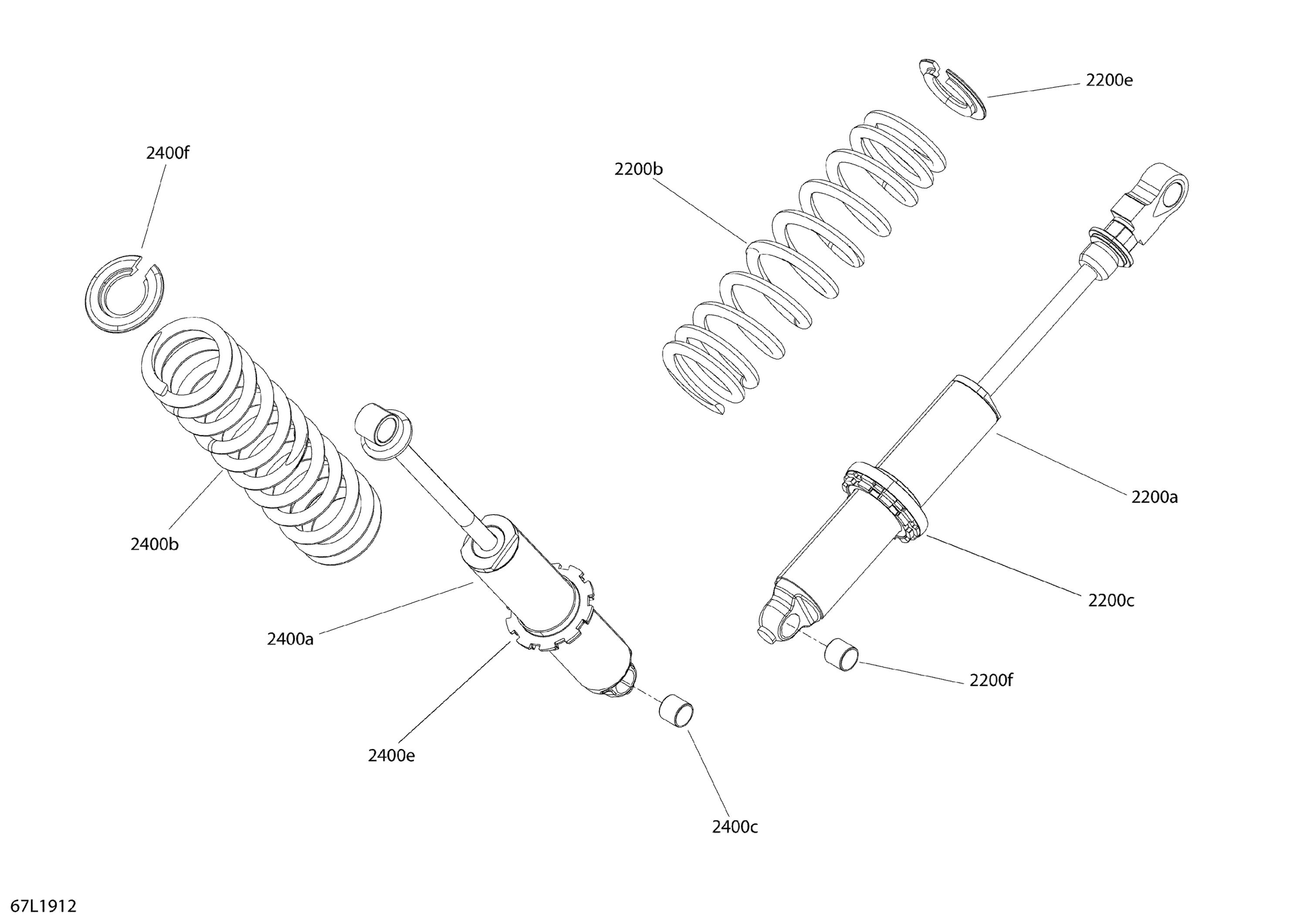 Rear Shocks - LTD - STD