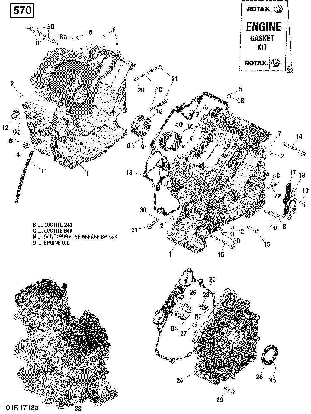 ROTAX - Crankcase
