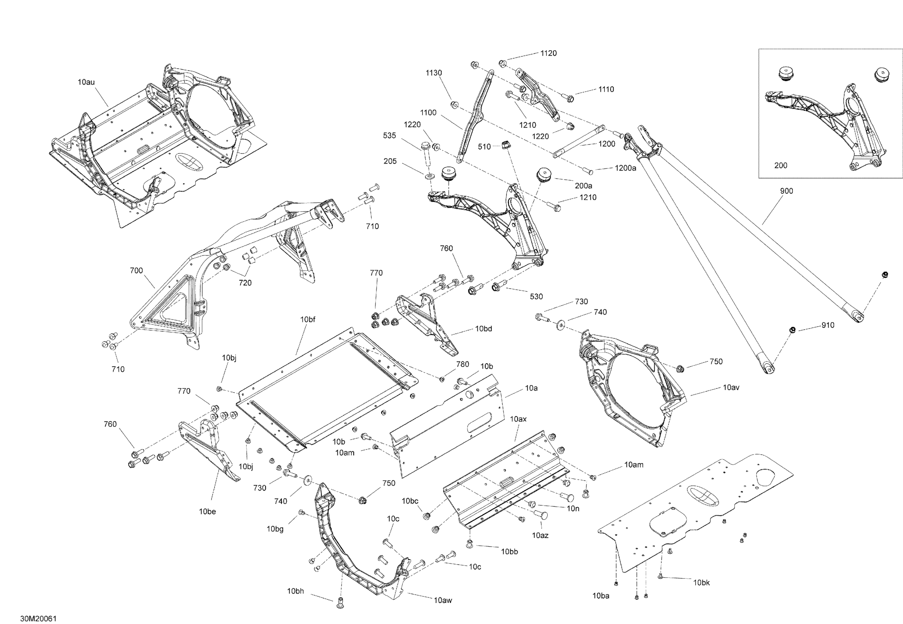Frame - Front Section - Package LT