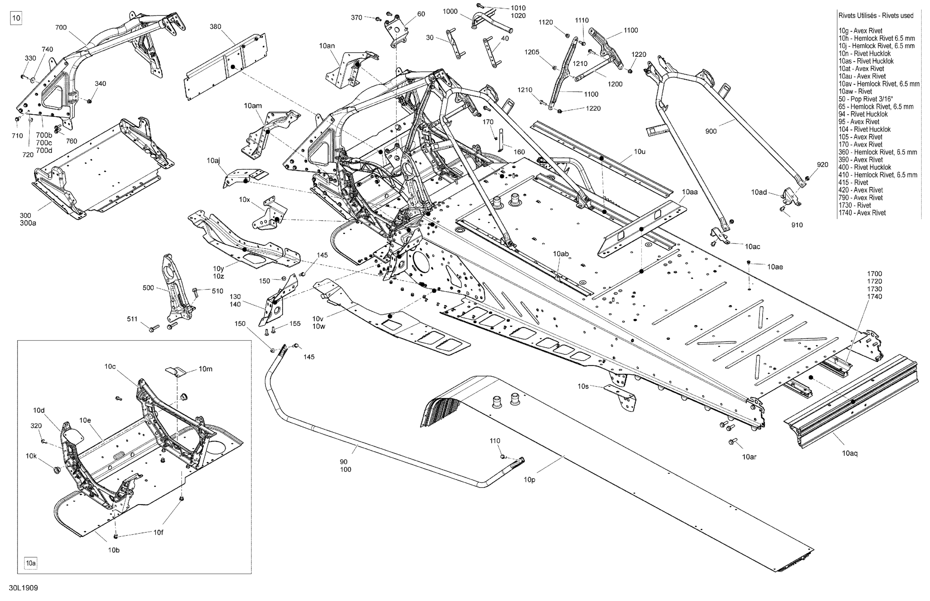 Frame 69 YETI - 600 E-TEC