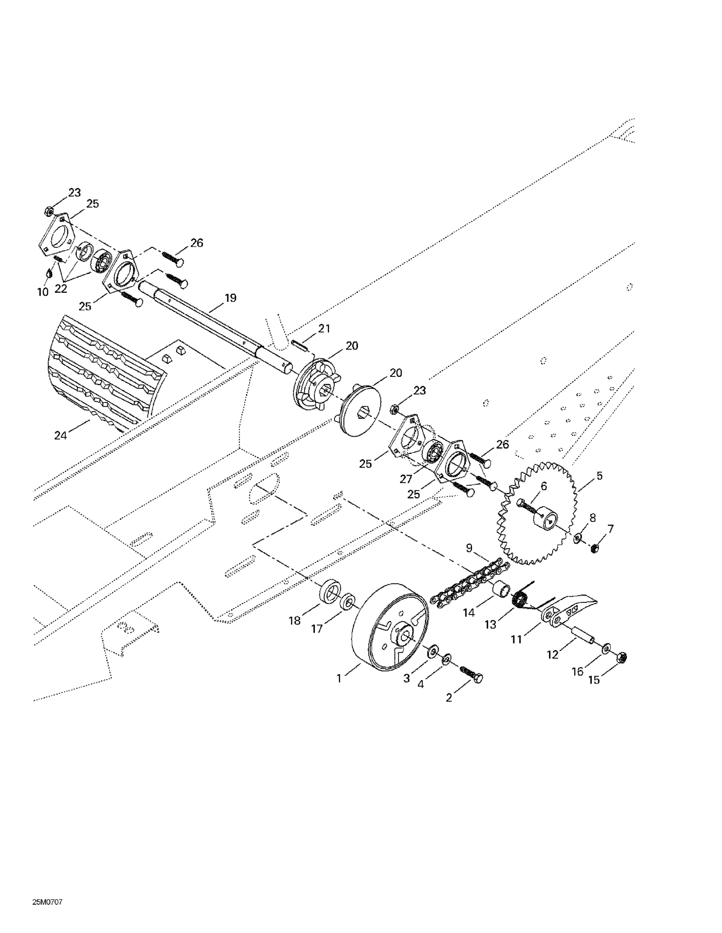 Схема узла: Drive Axle And Track