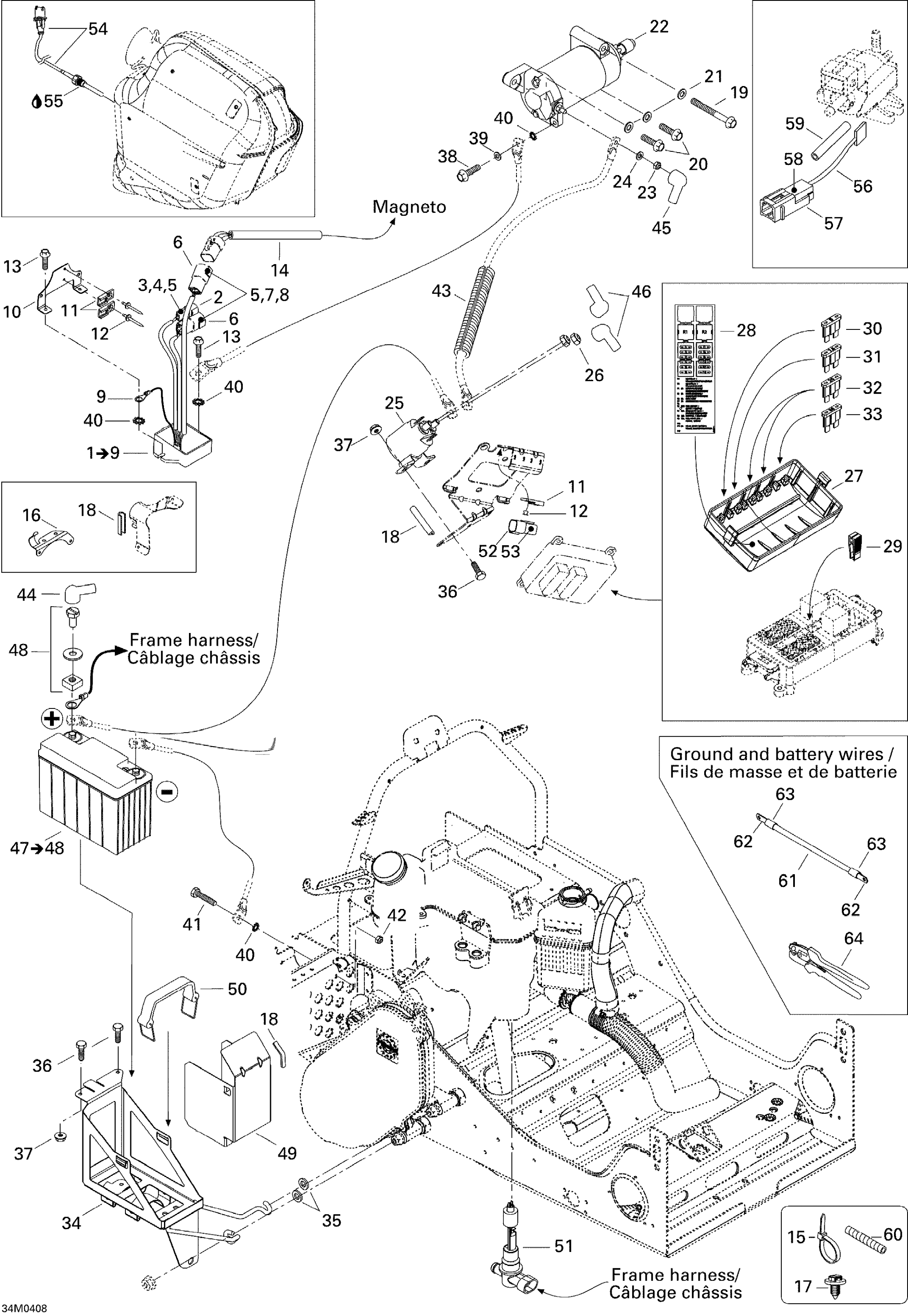 Схема узла: Battery And Starter