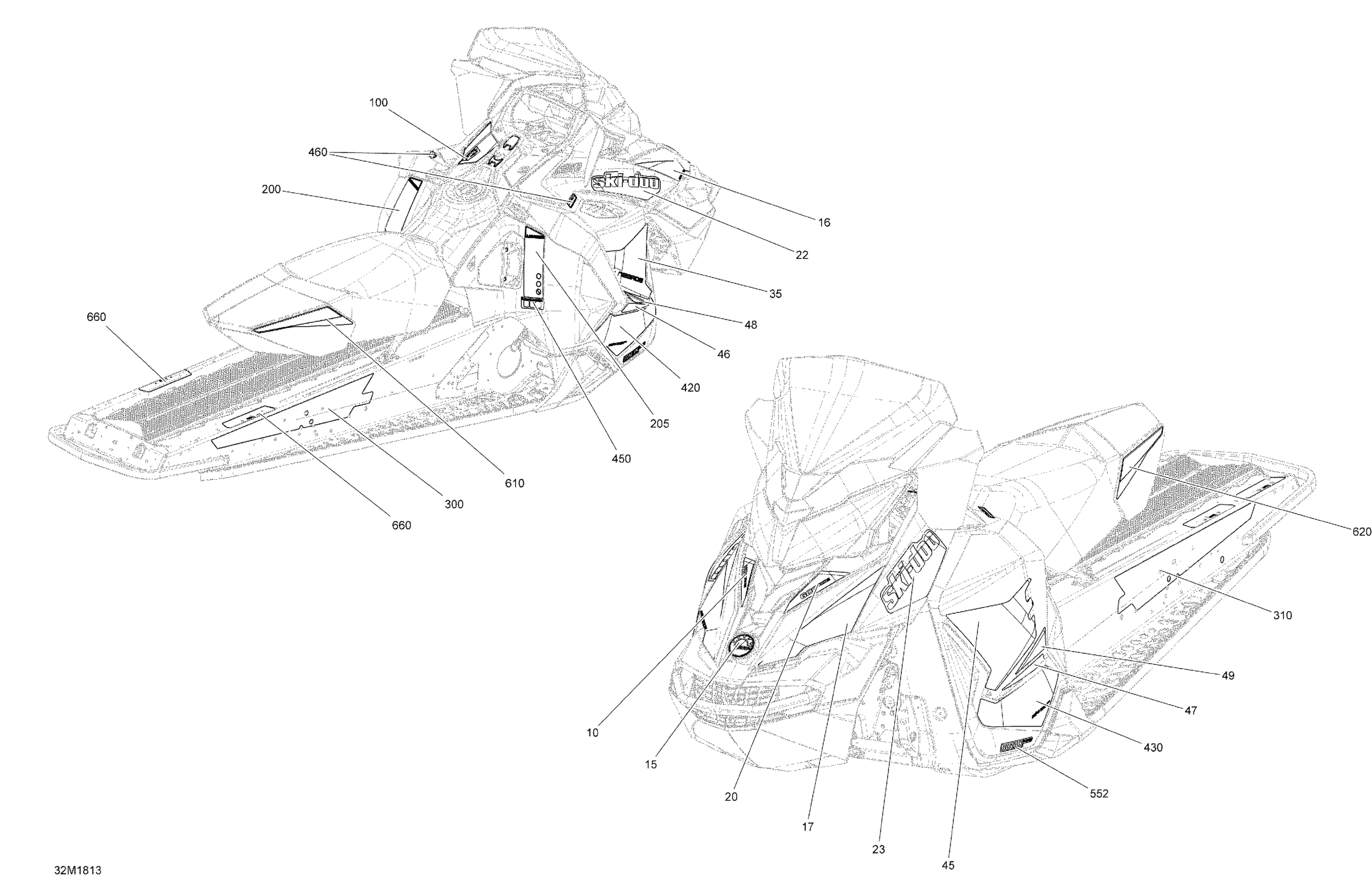 Decals MXZ - 600 A Package Sport