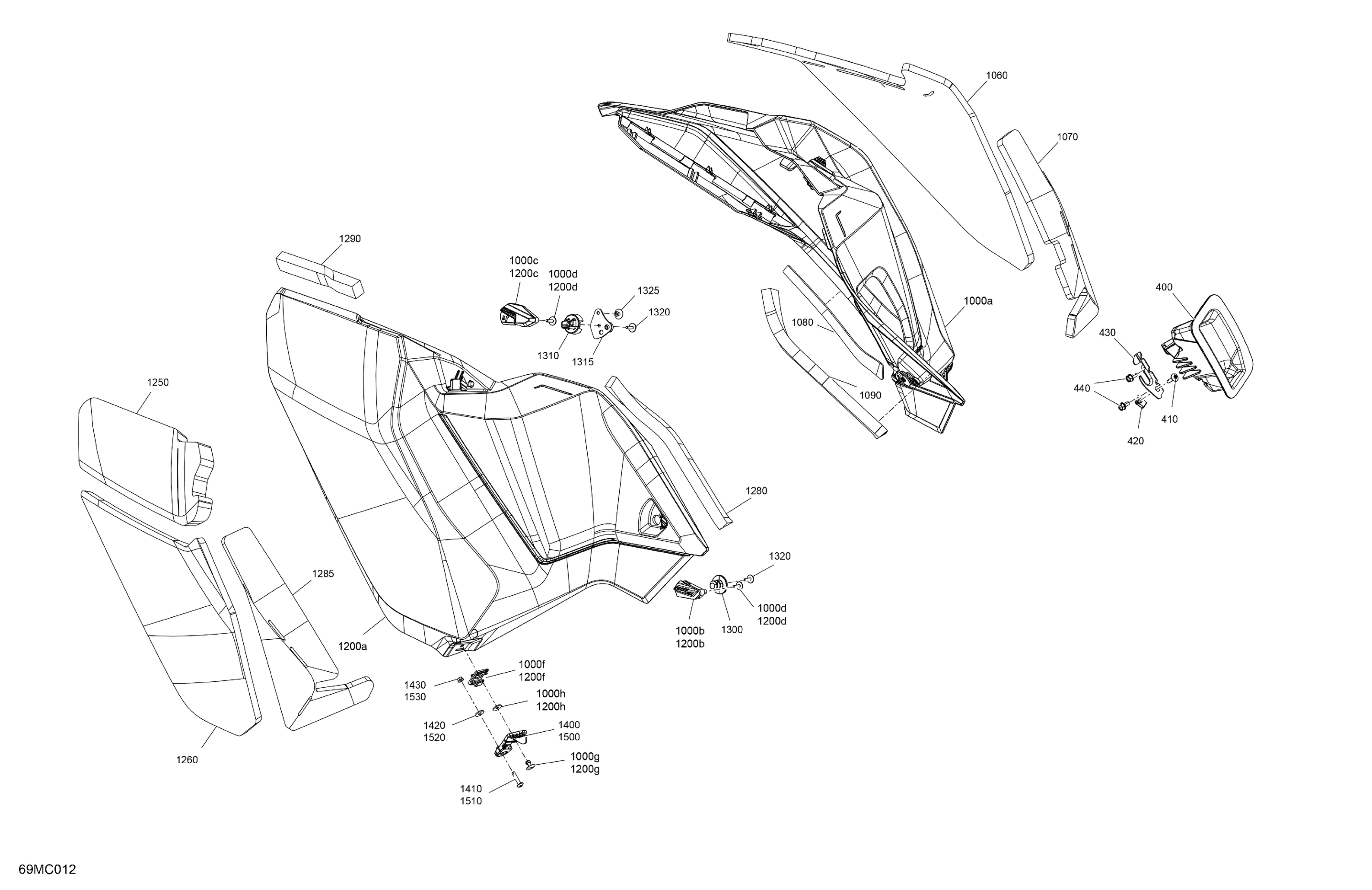 Схема узла: Body - Side Panels