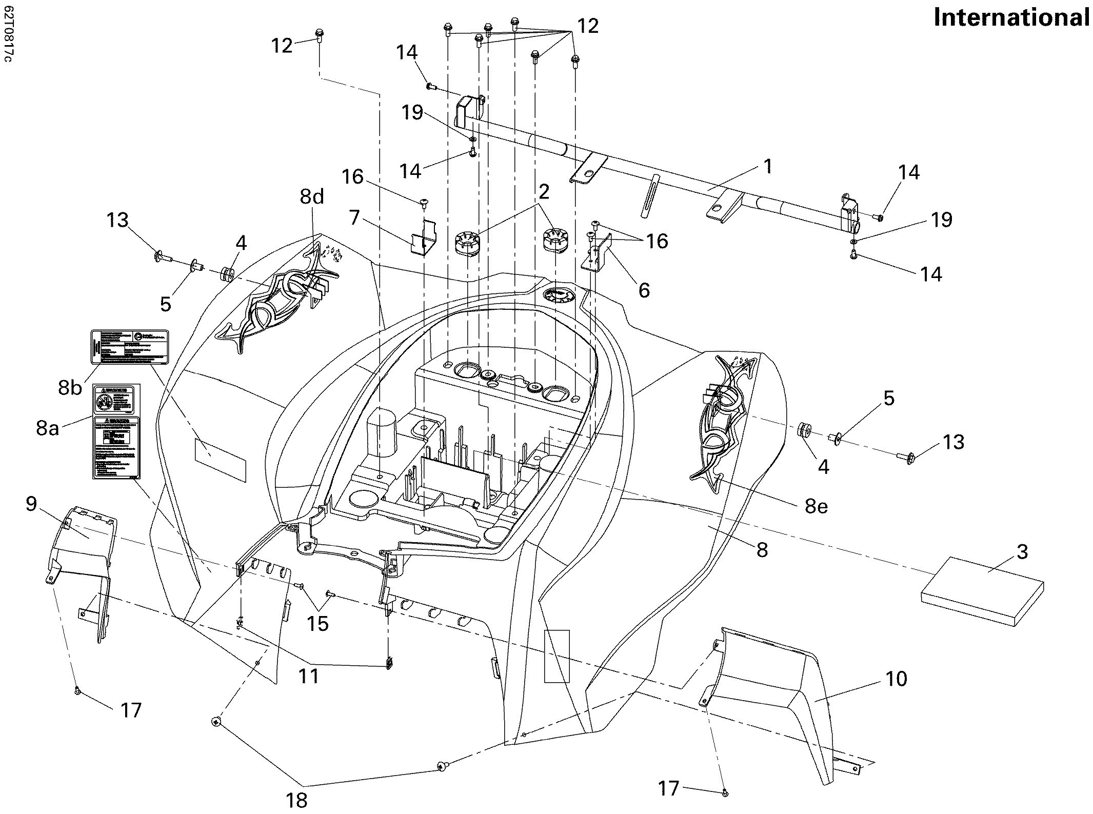 Схема узла: Rear Fender
