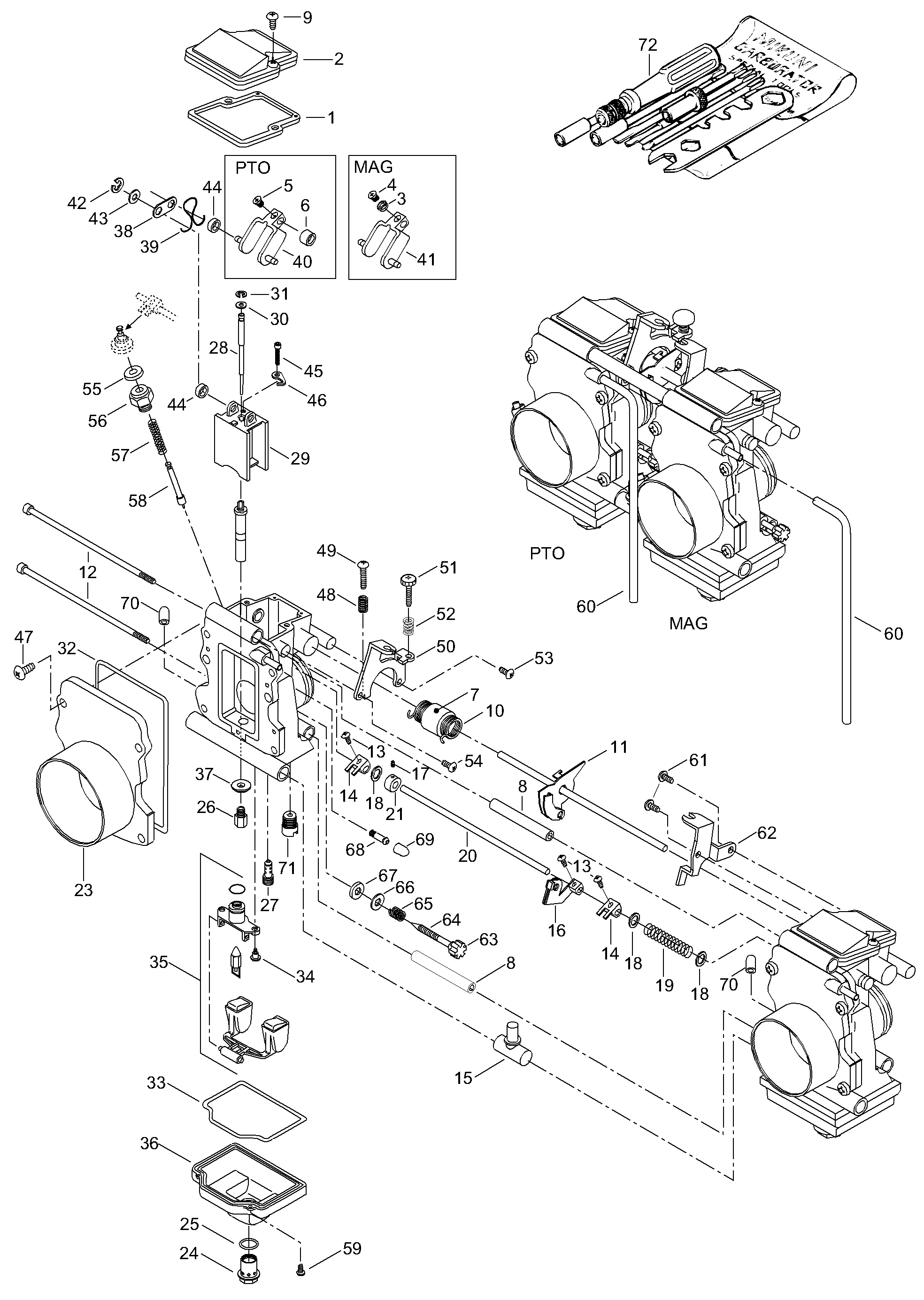 Схема узла: Carburetor