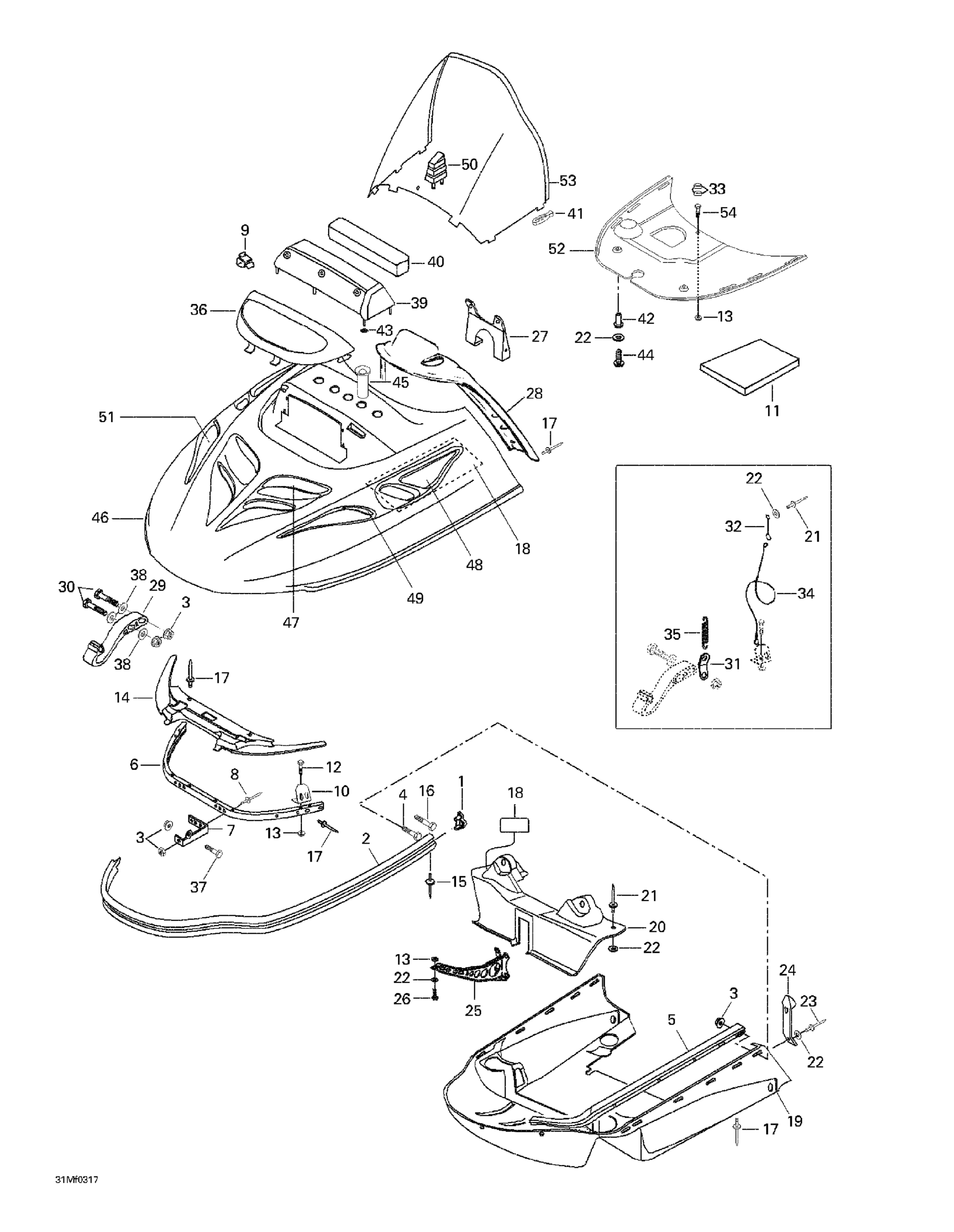 Cab, Console, Seat 2