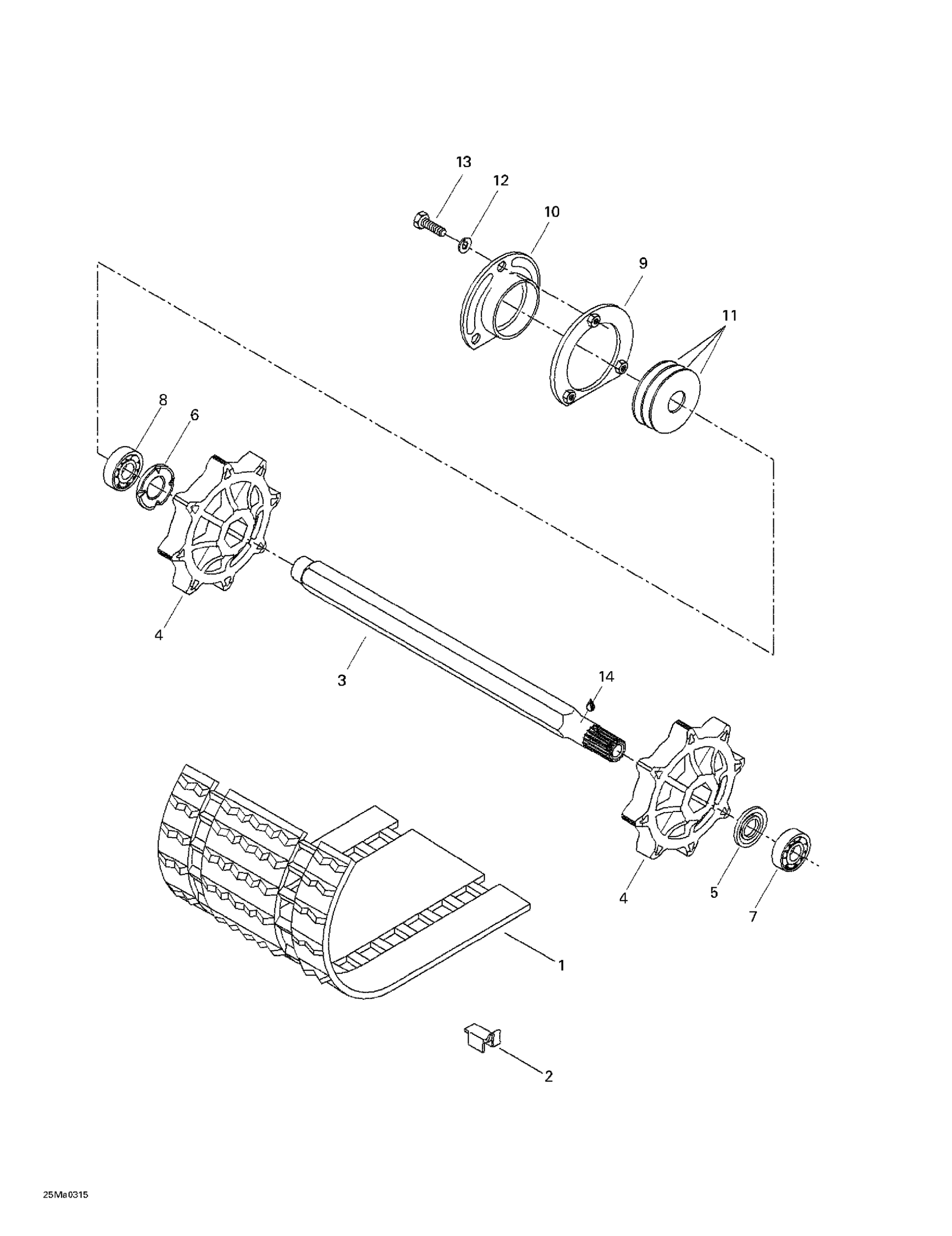 Drive Axle And Track