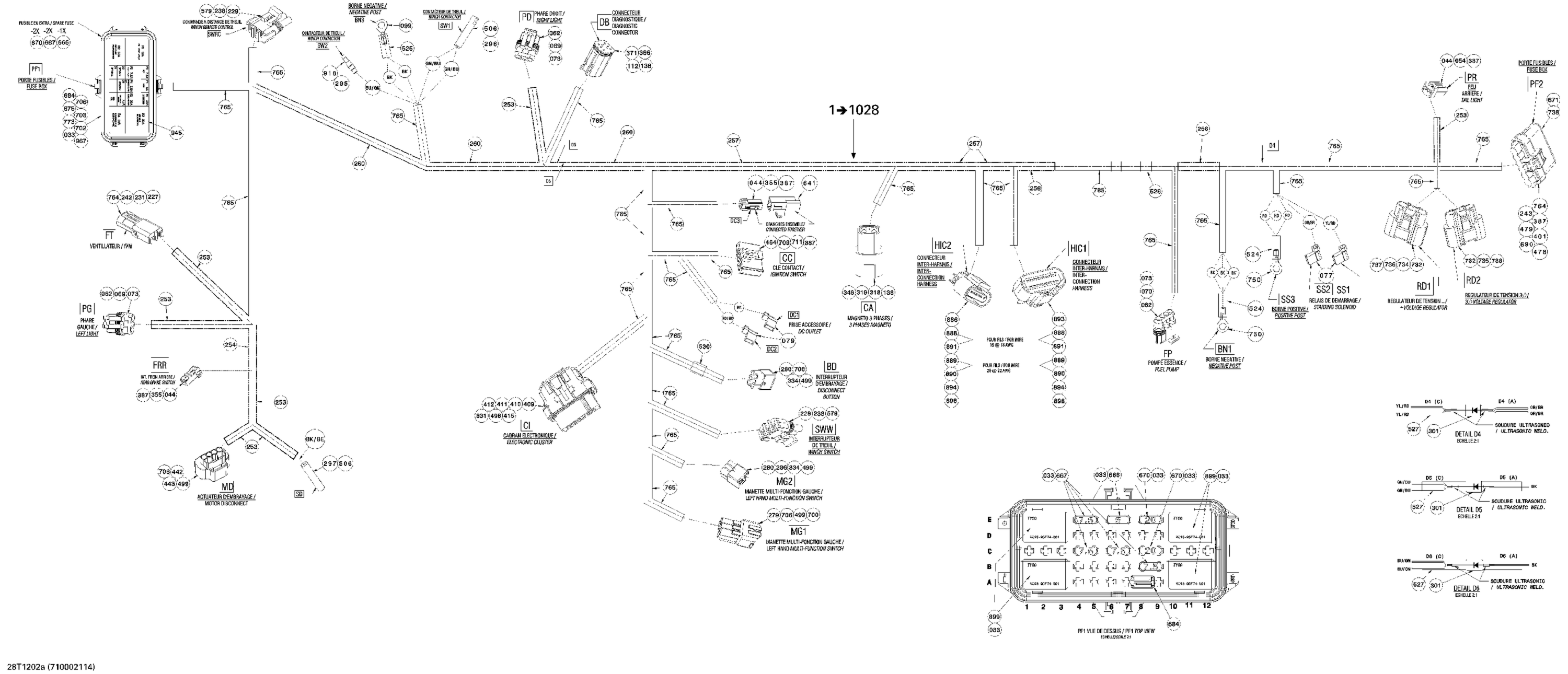 Схема узла: Main Harness
