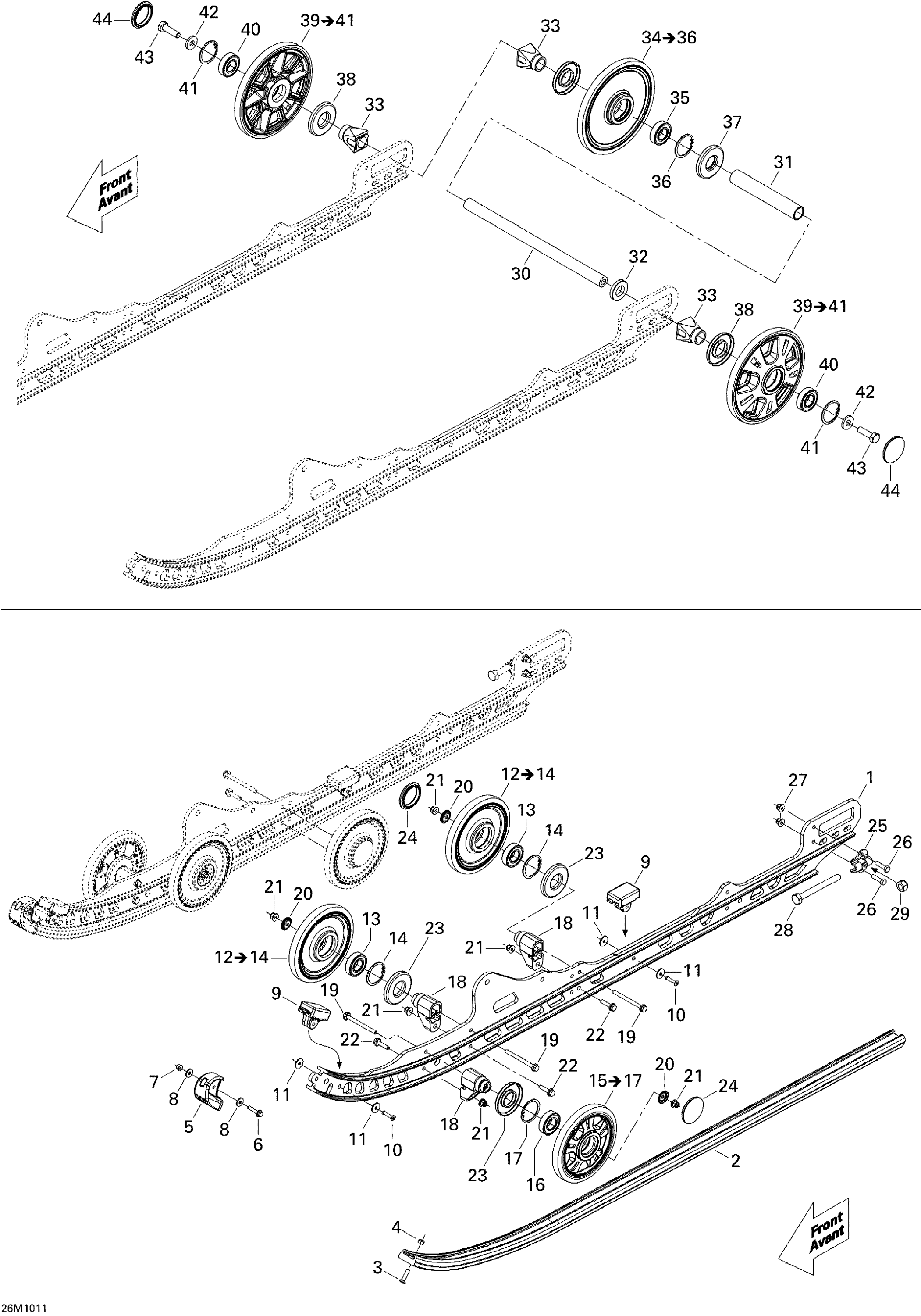 Схема узла: Rear Suspension