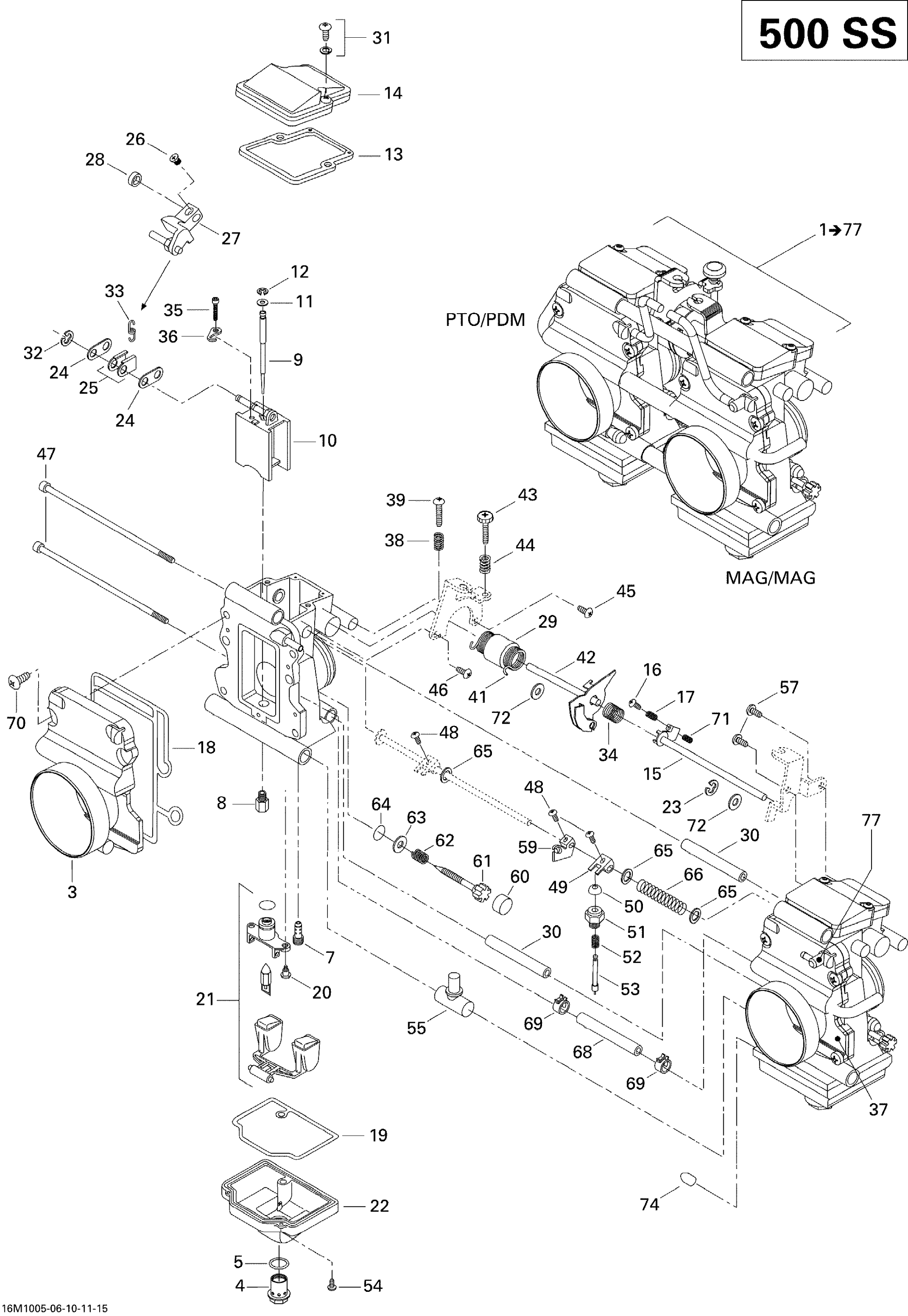 Схема узла: Carburetor