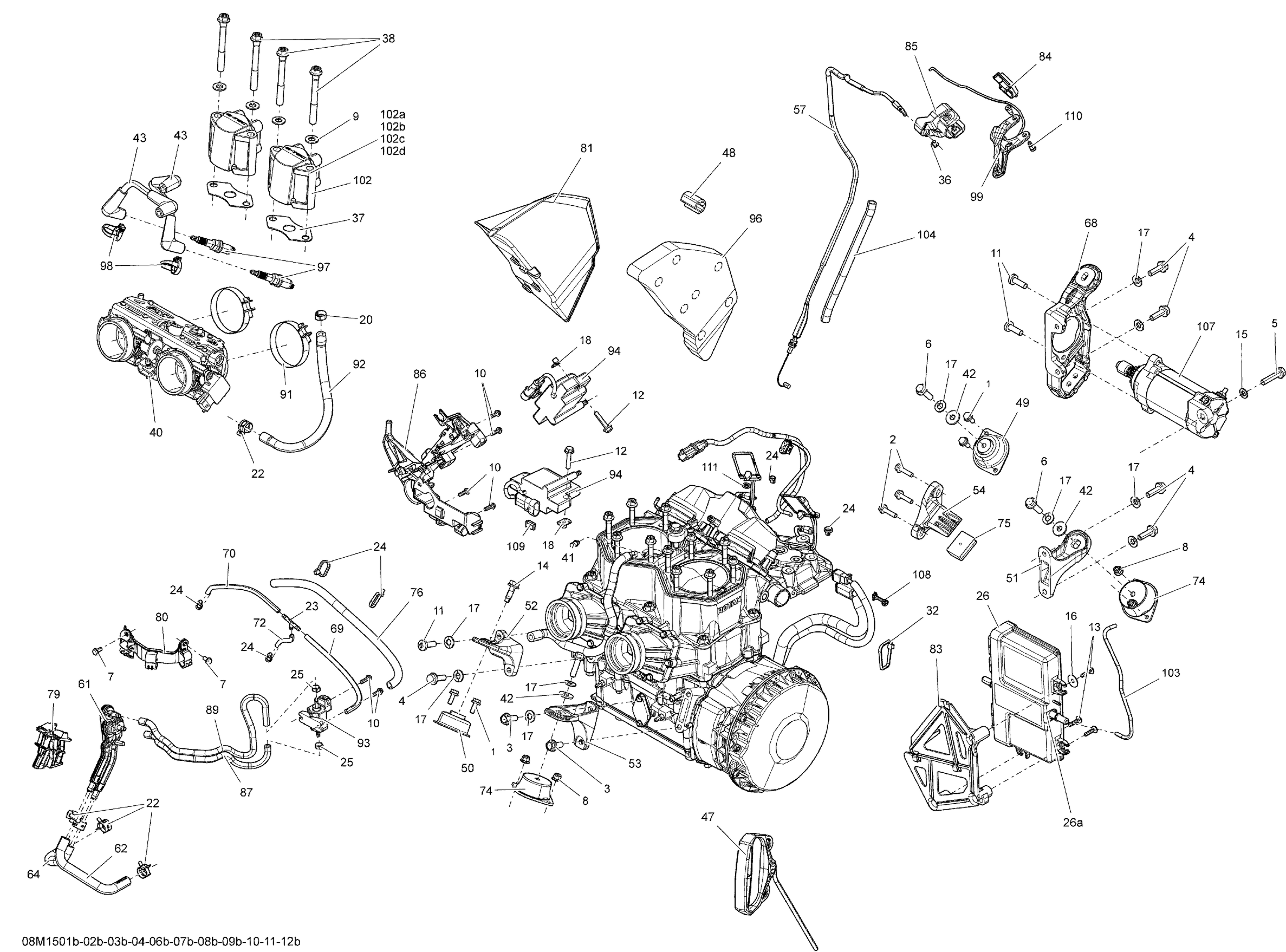 Схема узла: Engine 800RETEC_08M1503b