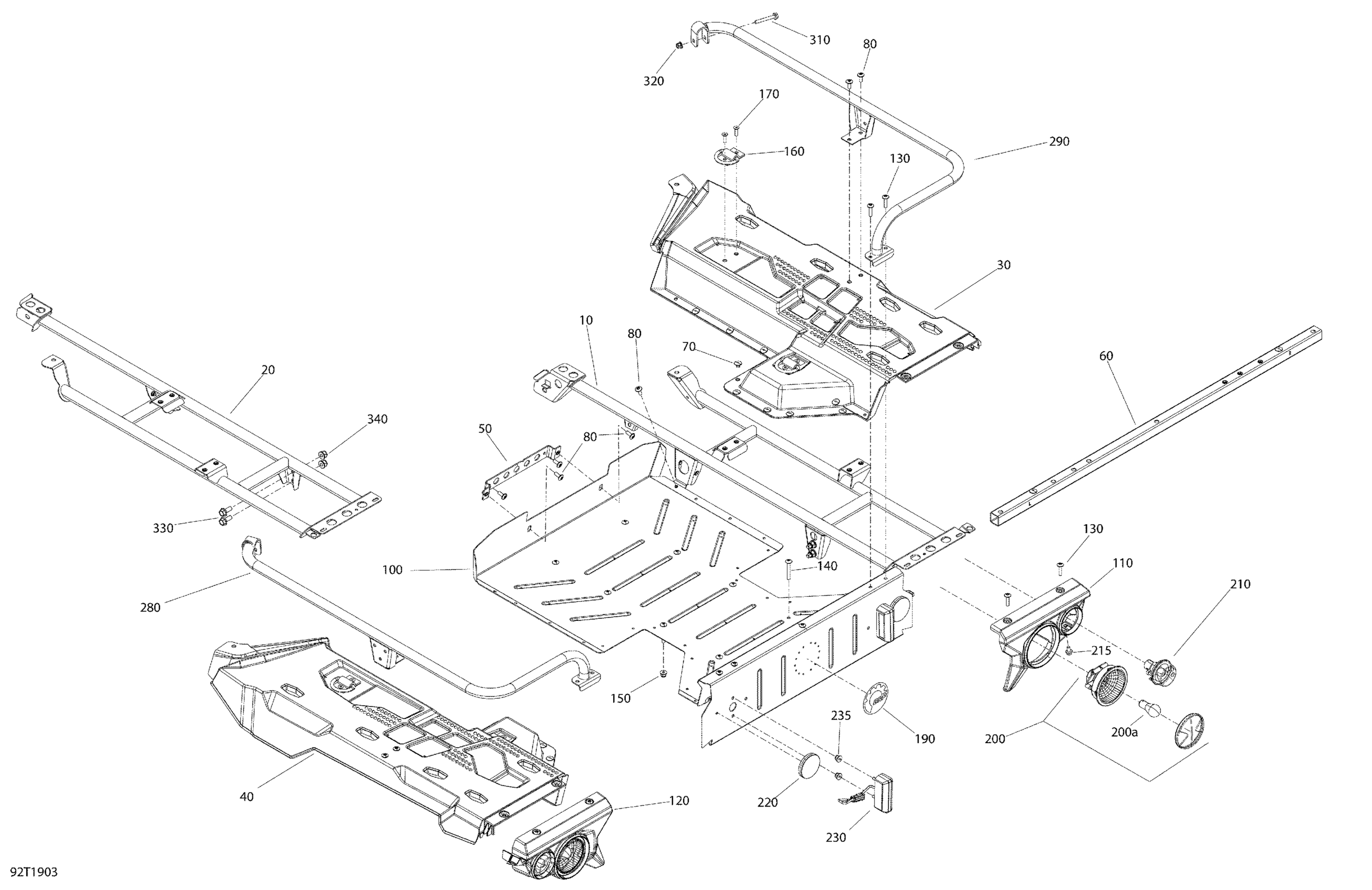 Cargo 6X6 - 450 EFI_Luggage Rack