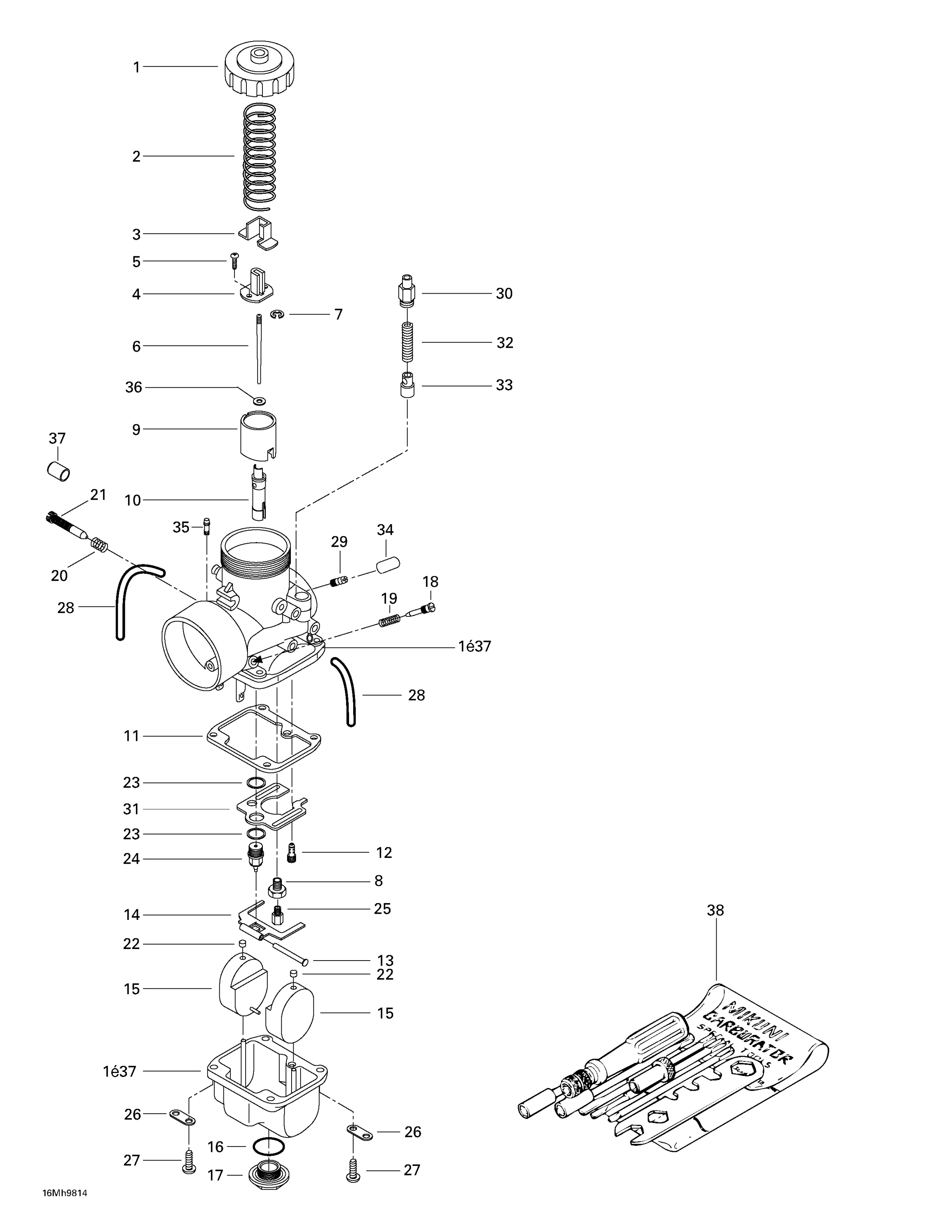 Схема узла: Carburetors
