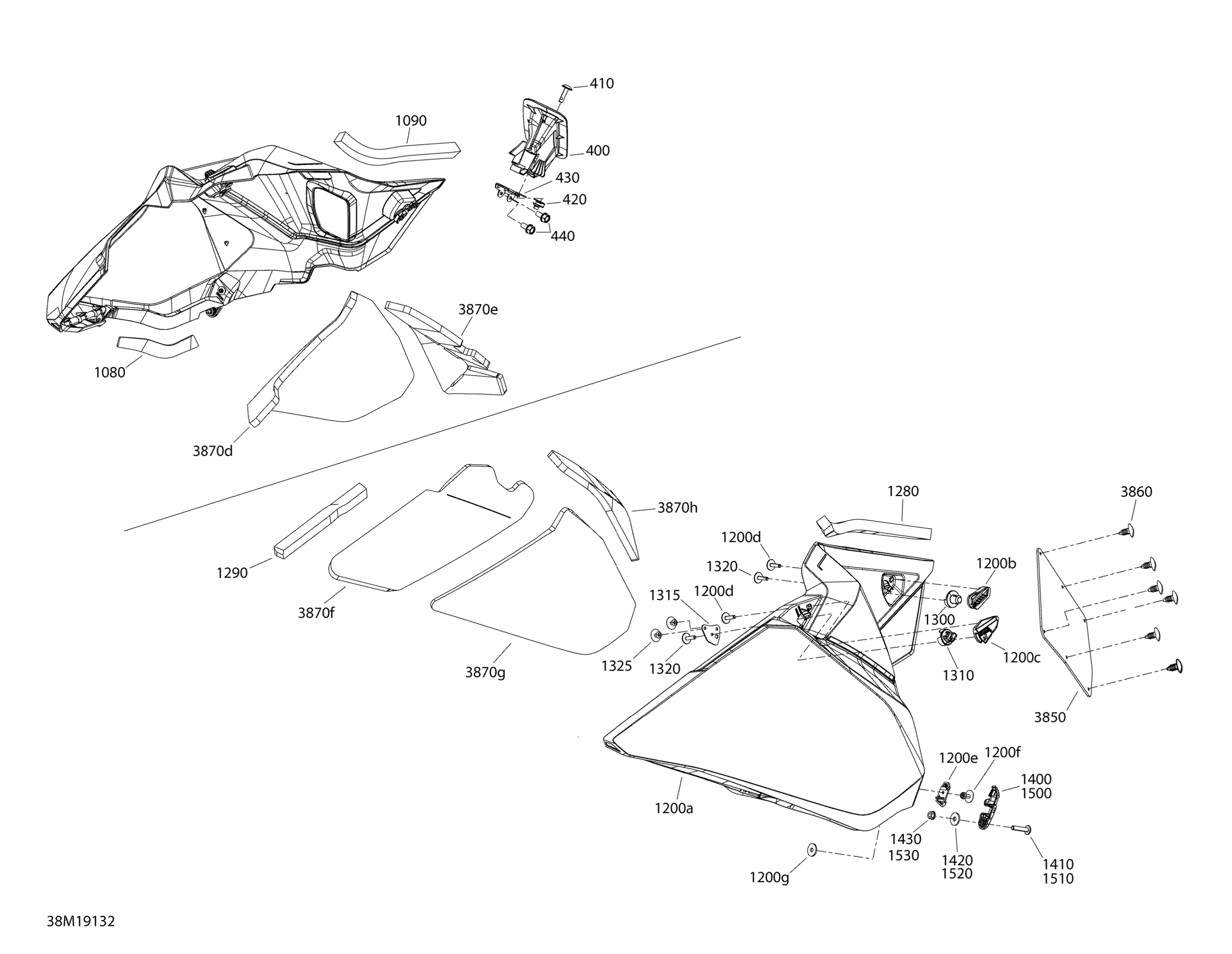 Hood - 600 Racing - Panel