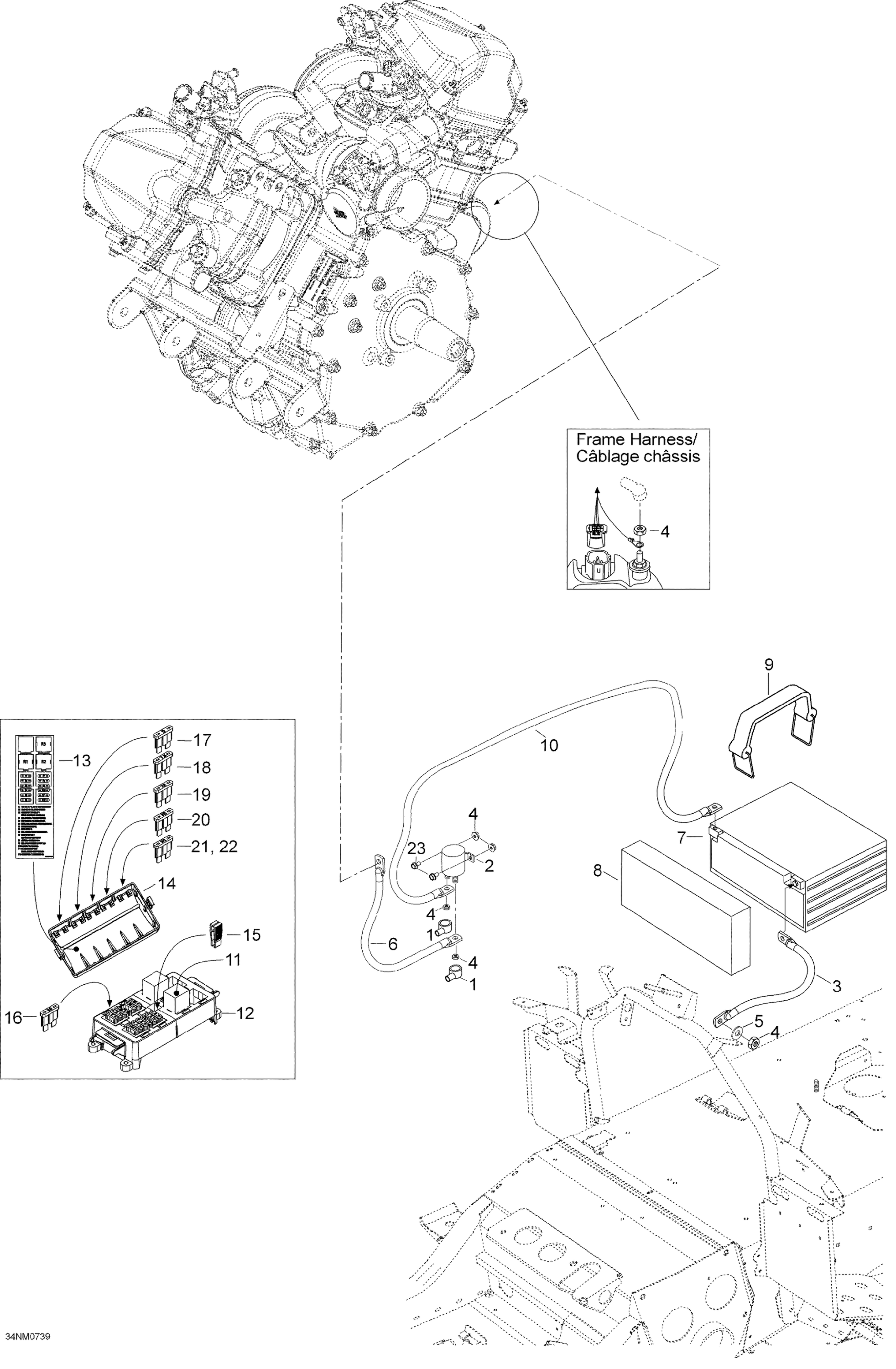 Схема узла: Battery And Starter