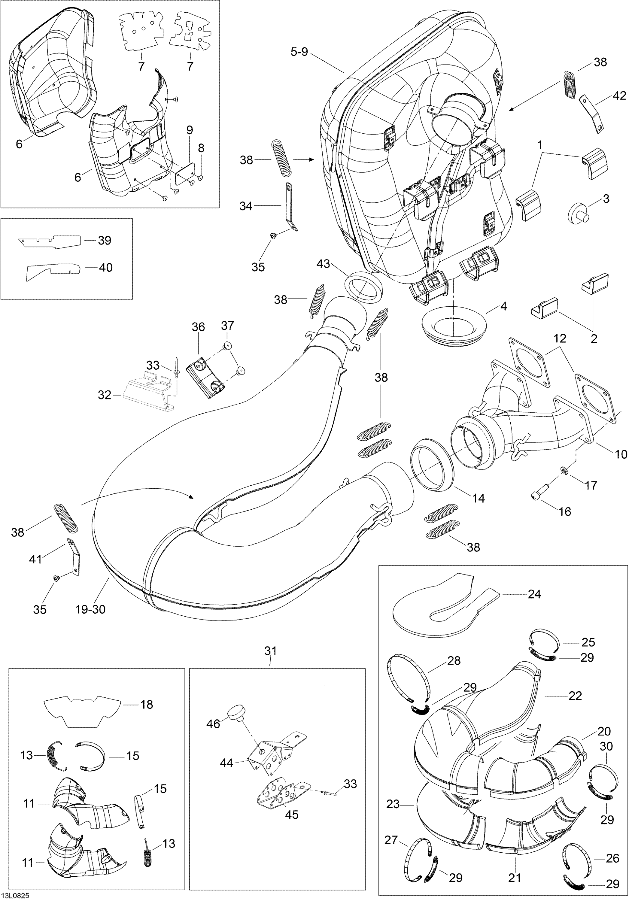 Схема узла: Exhaust System