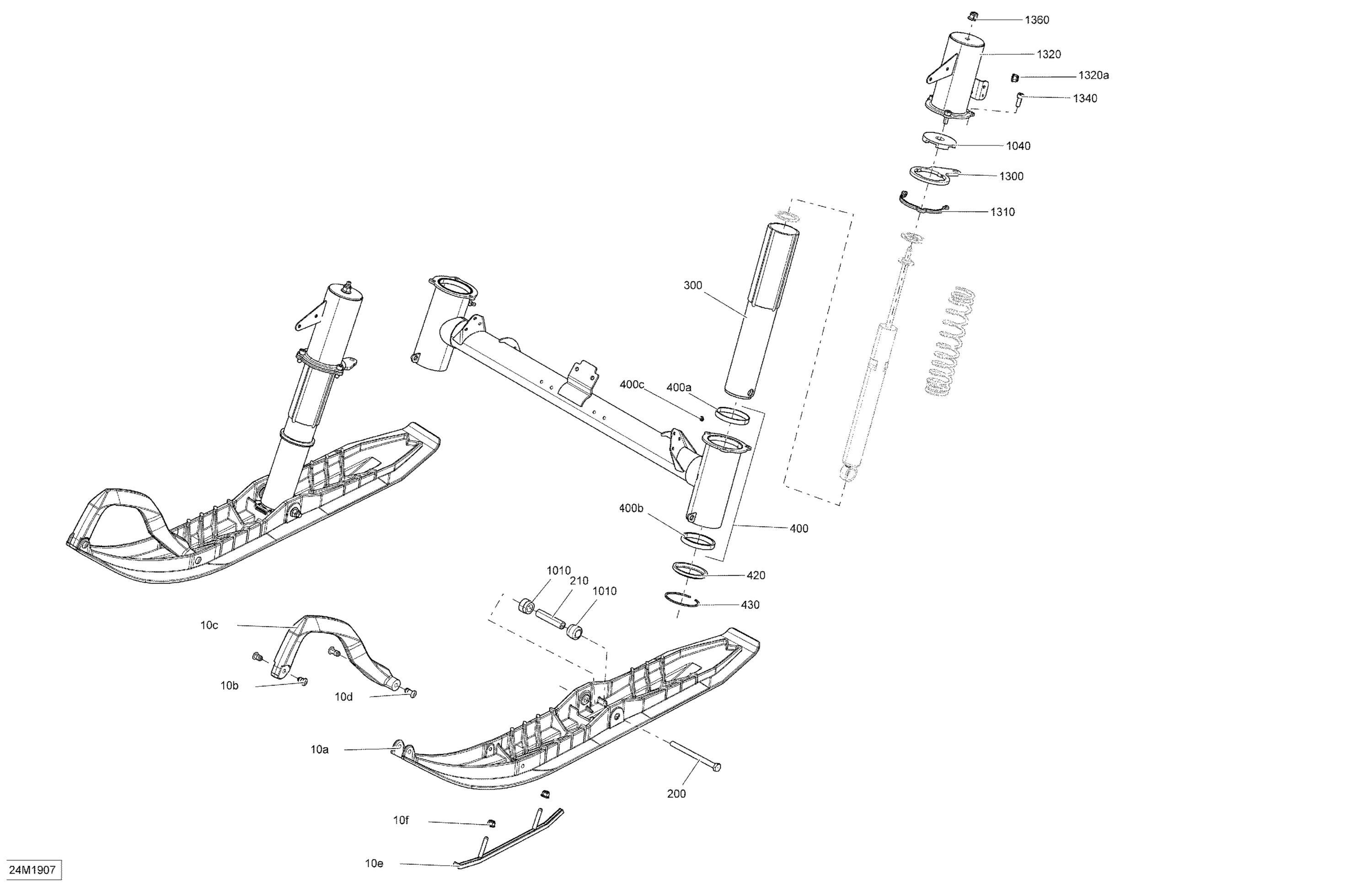 Front Suspension And Ski