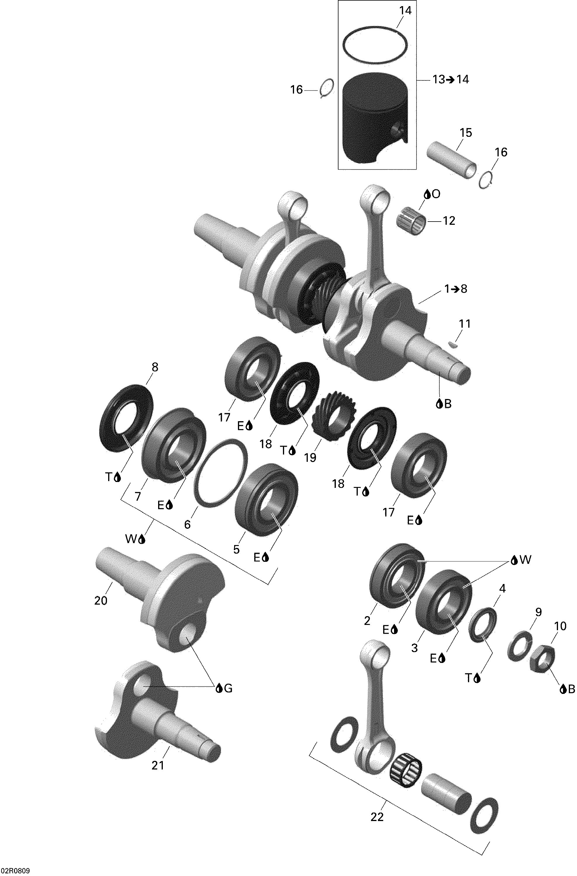 Crankshaft And Pistons