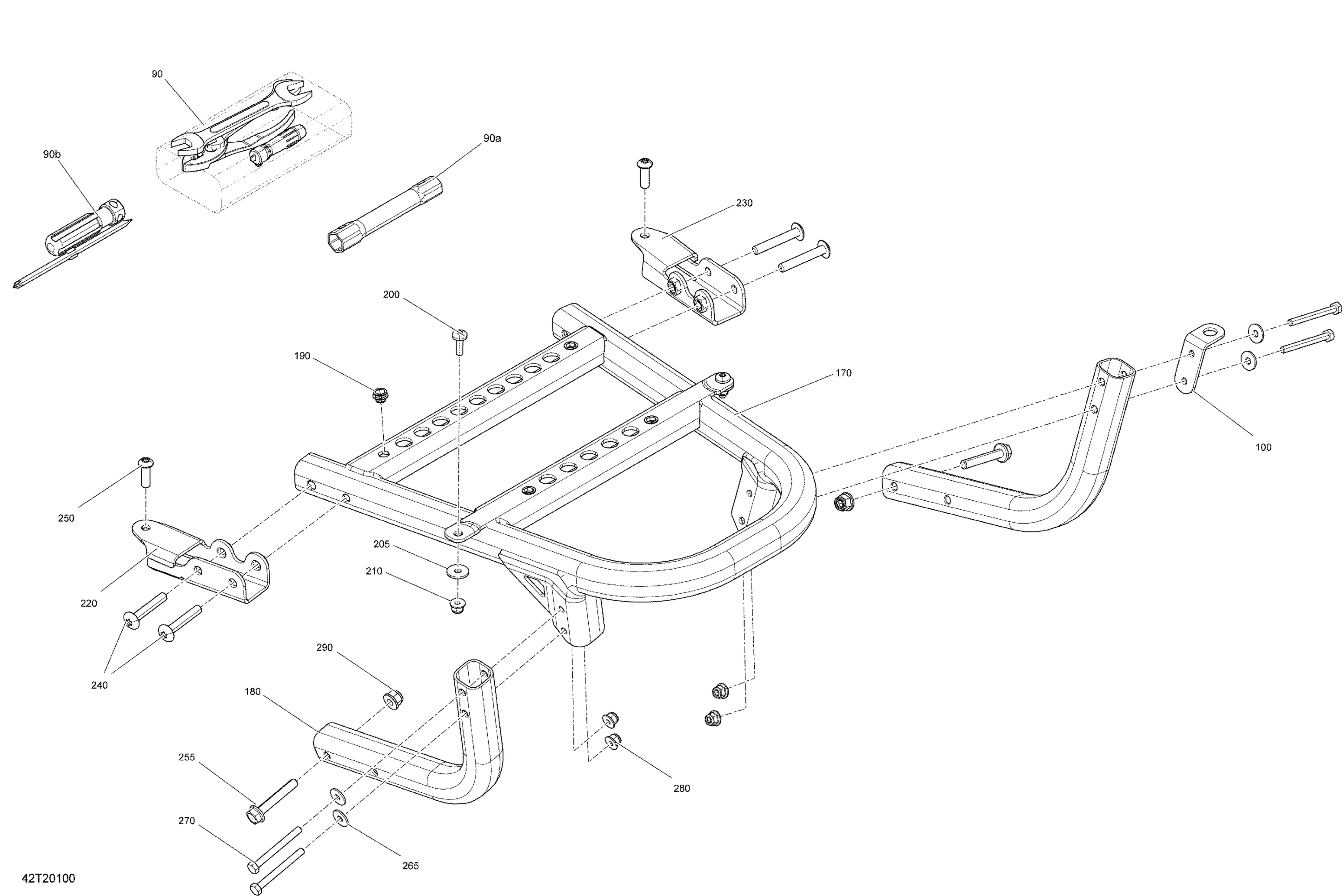 Схема узла: Front Storage Compartment