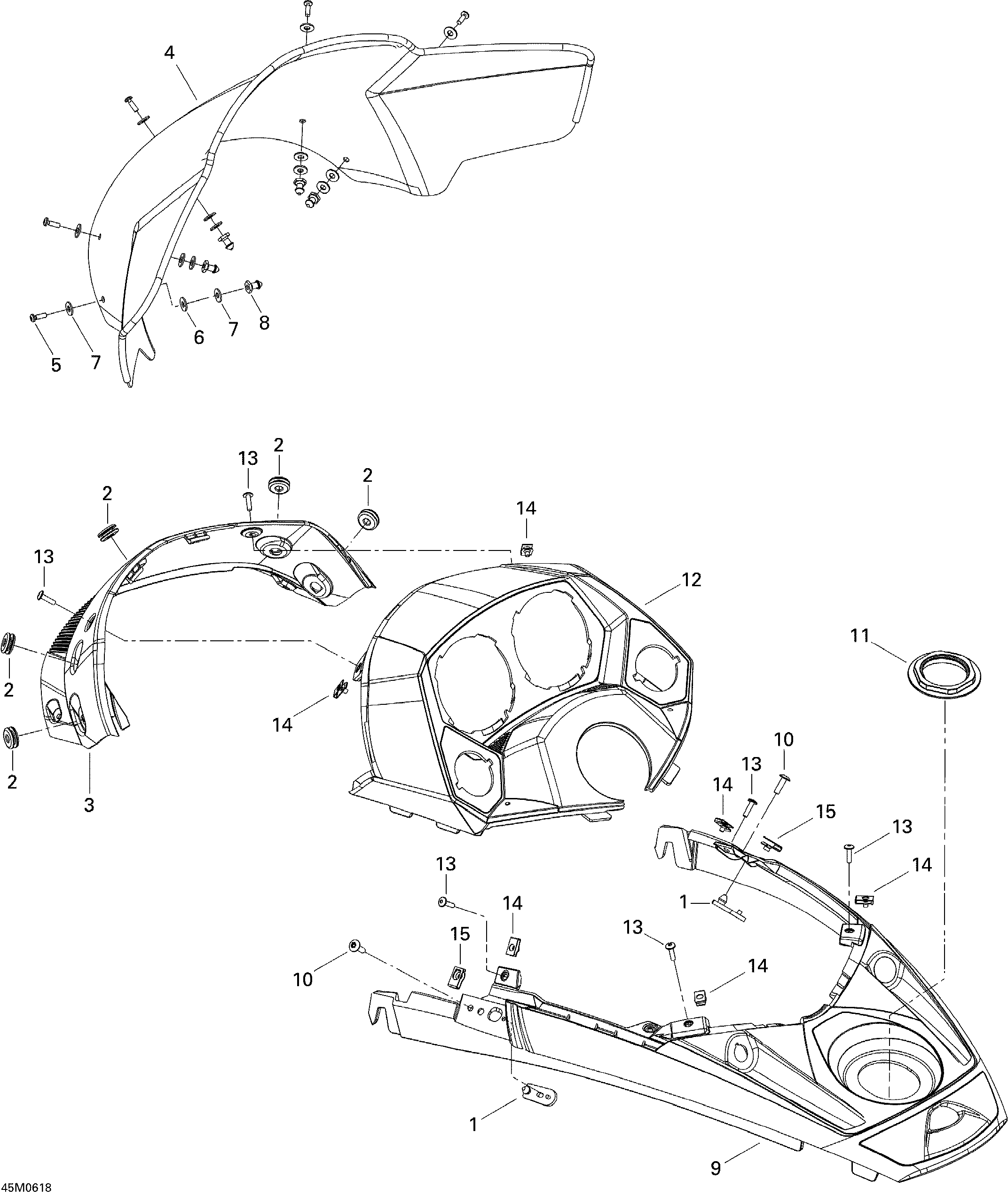 Windshield And Console